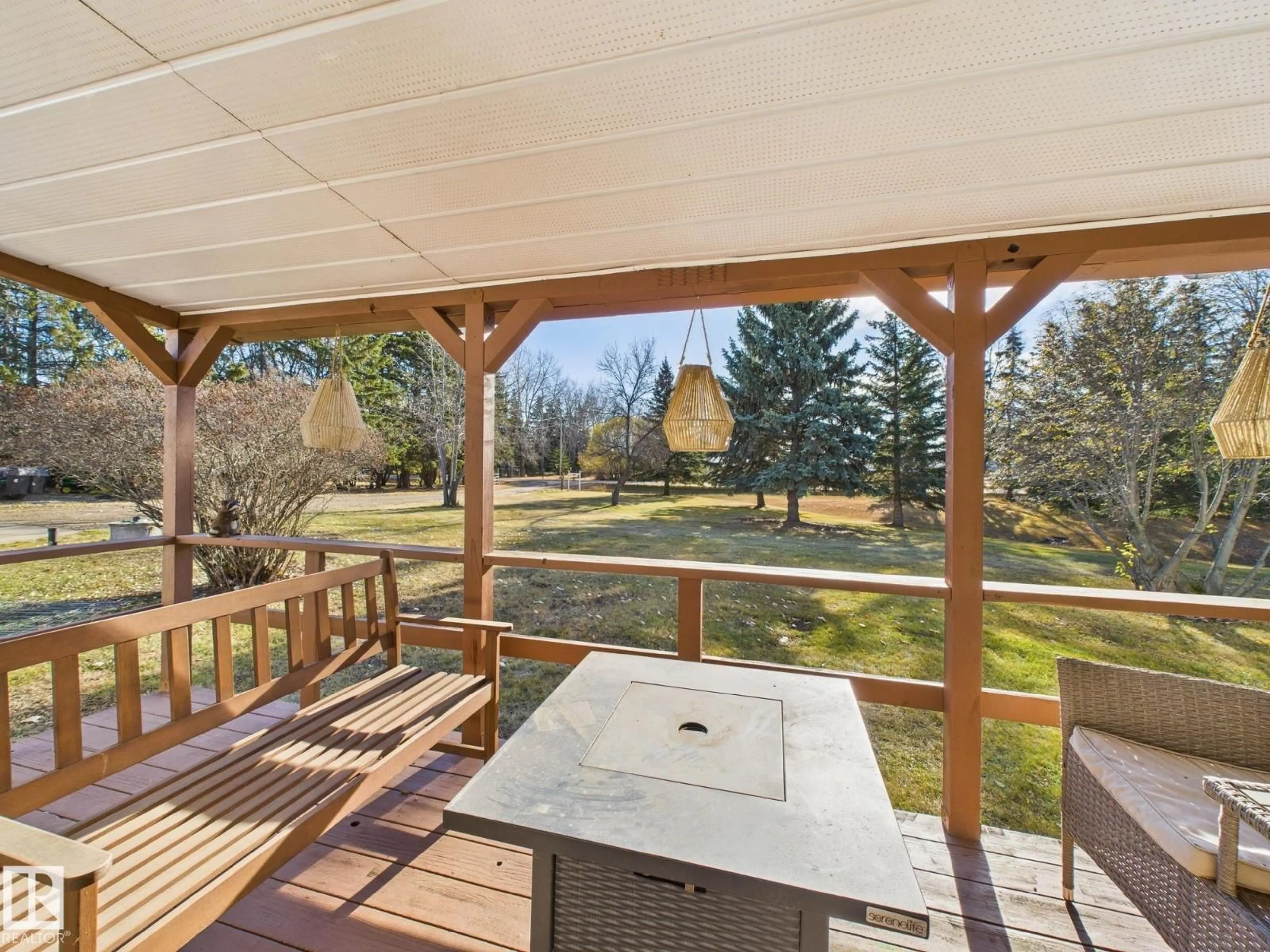 Patio, water/lake/river/ocean view for 25318 TWP ROAD 552, Rural Sturgeon County Alberta T8K1P4