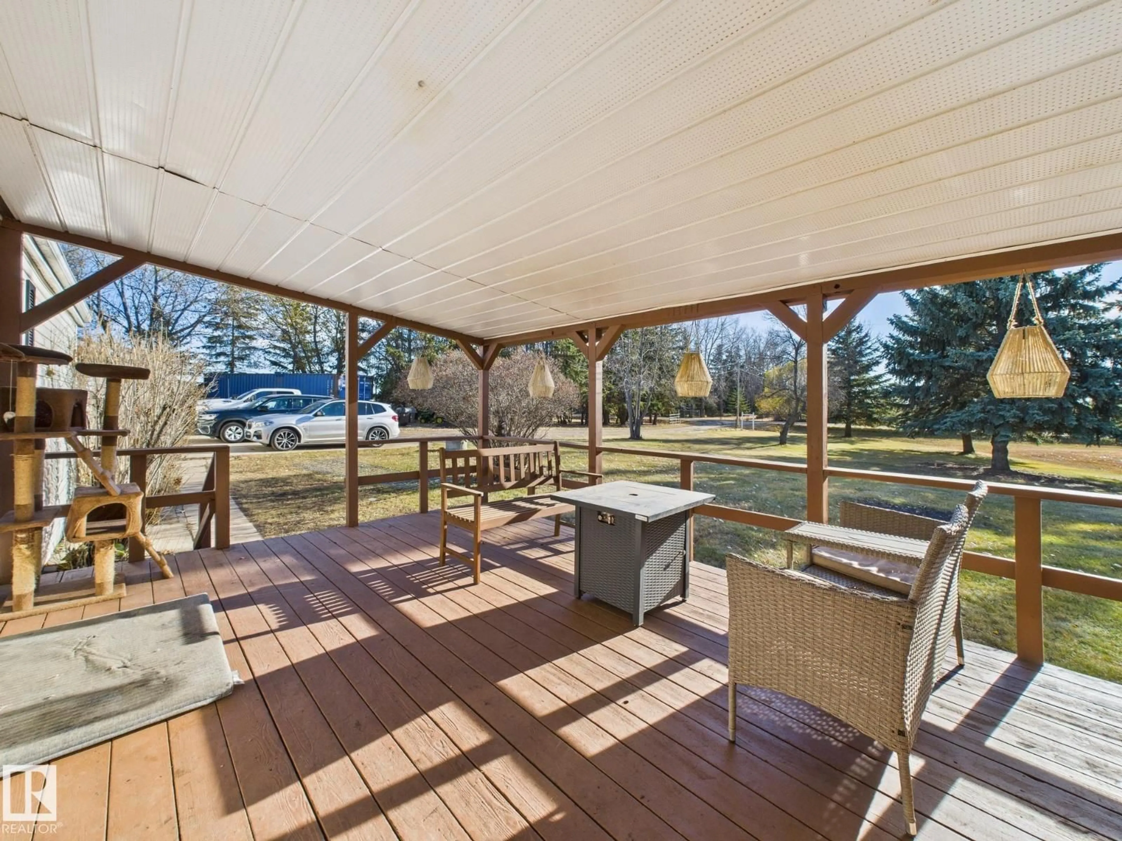 Patio, water/lake/river/ocean view for 25318 TWP ROAD 552, Rural Sturgeon County Alberta T8K1P4