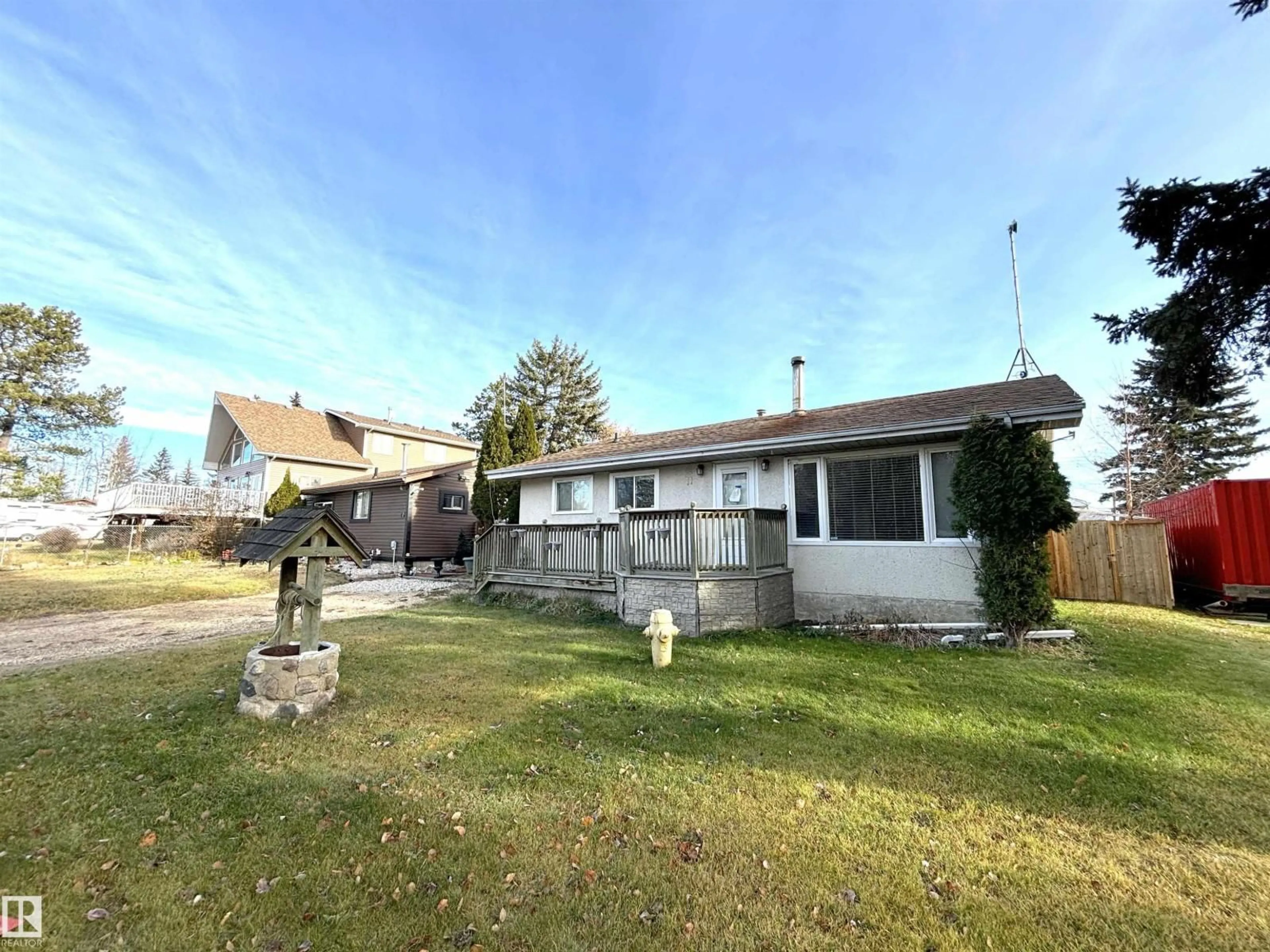 A pic from outside/outdoor area/front of a property/back of a property/a pic from drone, street for #11 - 20575 WYE RD, Rural Strathcona County Alberta T8G1H1