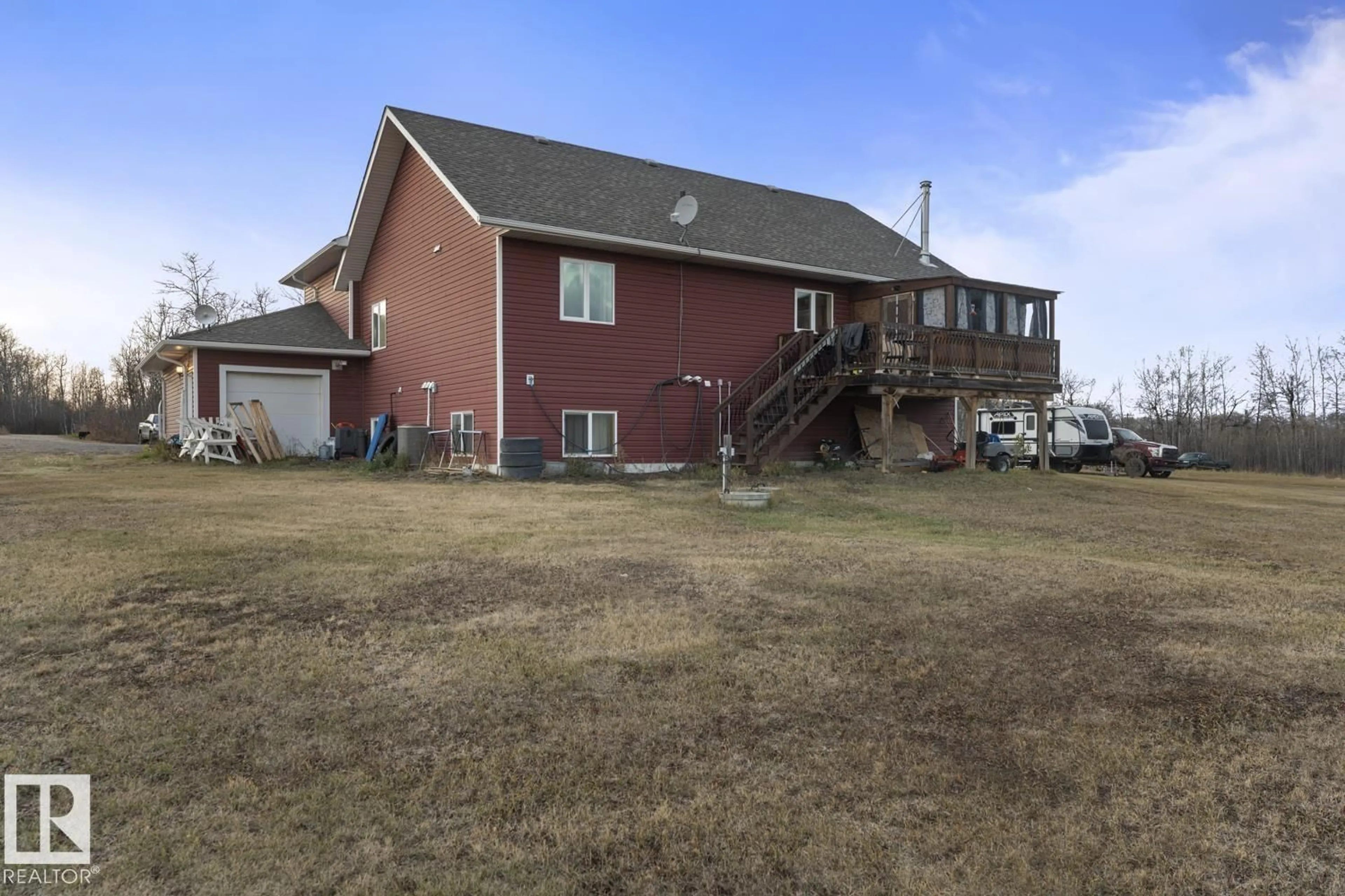 A pic from outside/outdoor area/front of a property/back of a property/a pic from drone, unknown for 61415 RANGE ROAD 422, Rural Bonnyville M.D. Alberta T9M1P2