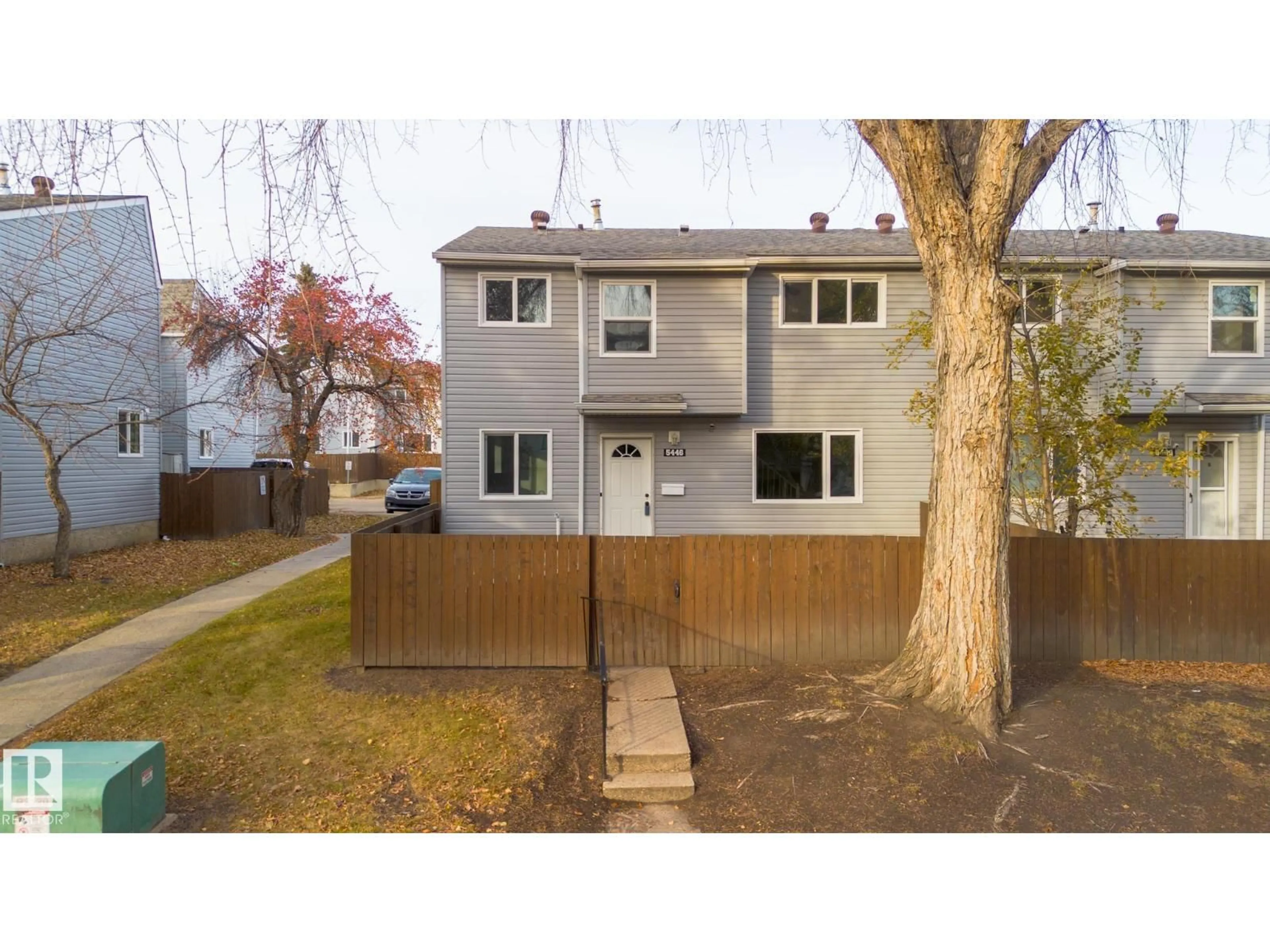A pic from outside/outdoor area/front of a property/back of a property/a pic from drone, street for 5446 144B AV, Edmonton Alberta T5A3N5