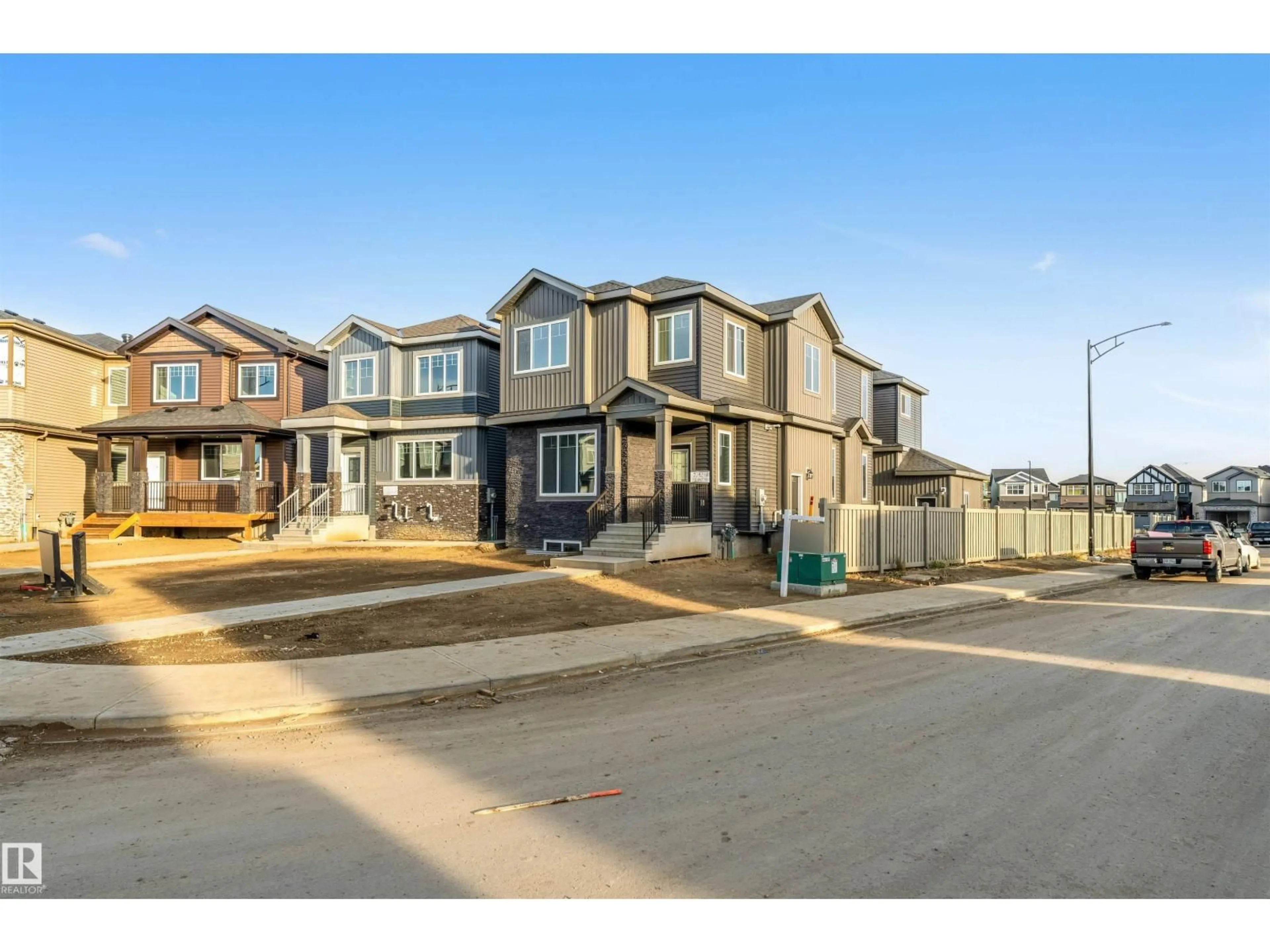 A pic from outside/outdoor area/front of a property/back of a property/a pic from drone, street for 22964 80 AV, Edmonton Alberta T5T7Y1