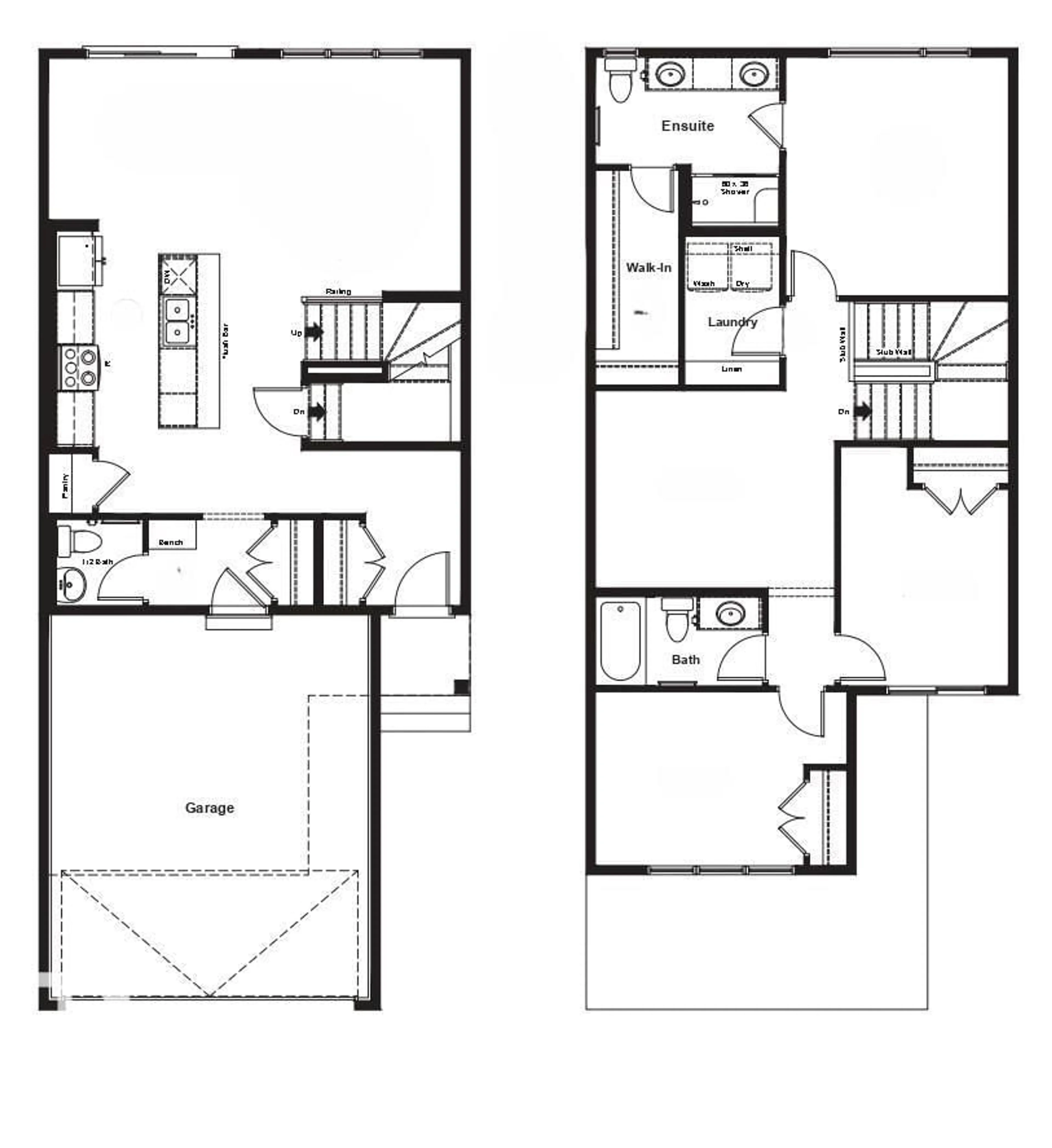 Floor plan for NW - 17533 62A ST, Edmonton Alberta T5Y4H3