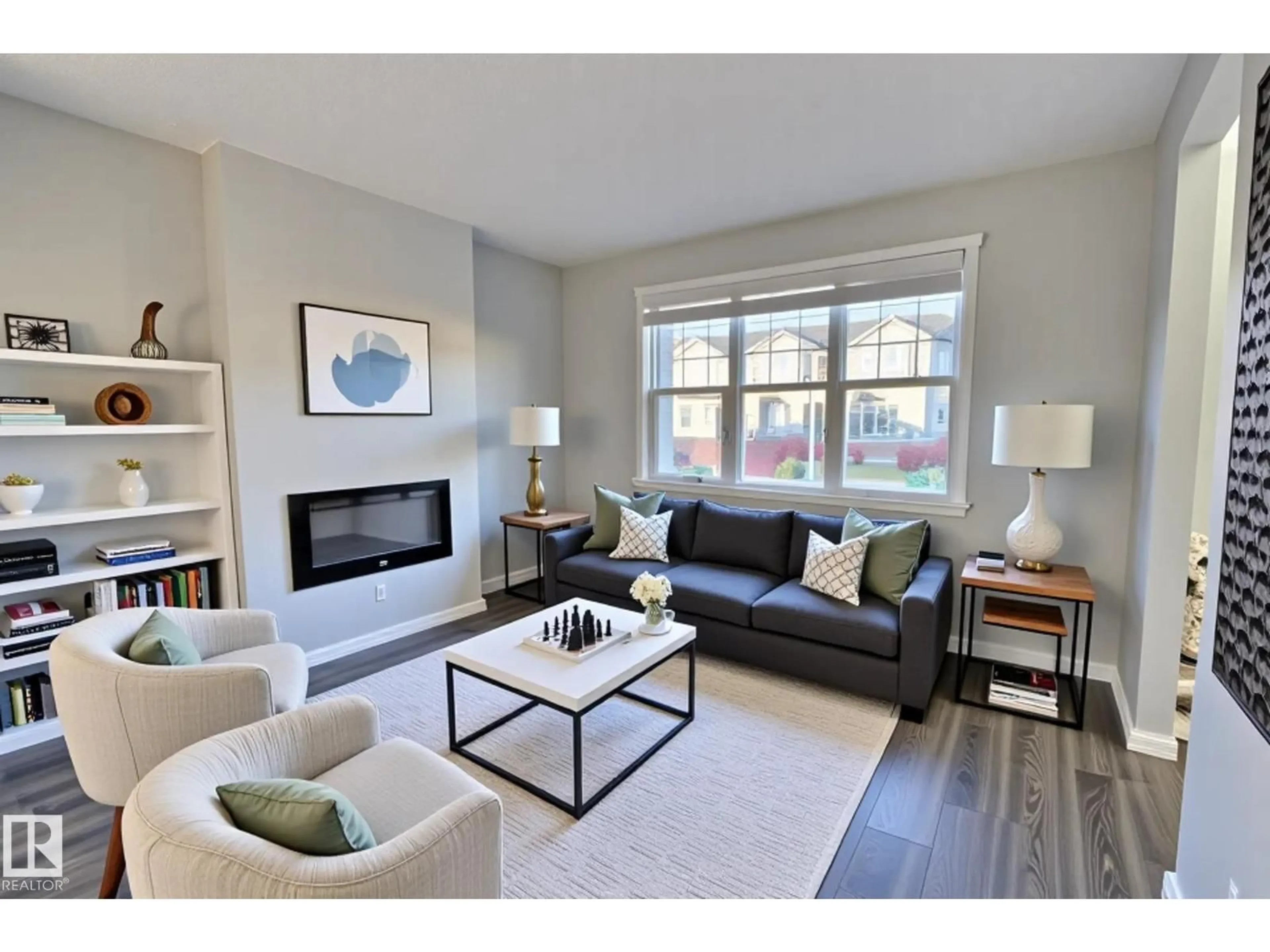 Living room with furniture, unknown for 2271 GLENRIDDING BV, Edmonton Alberta T6W3P4