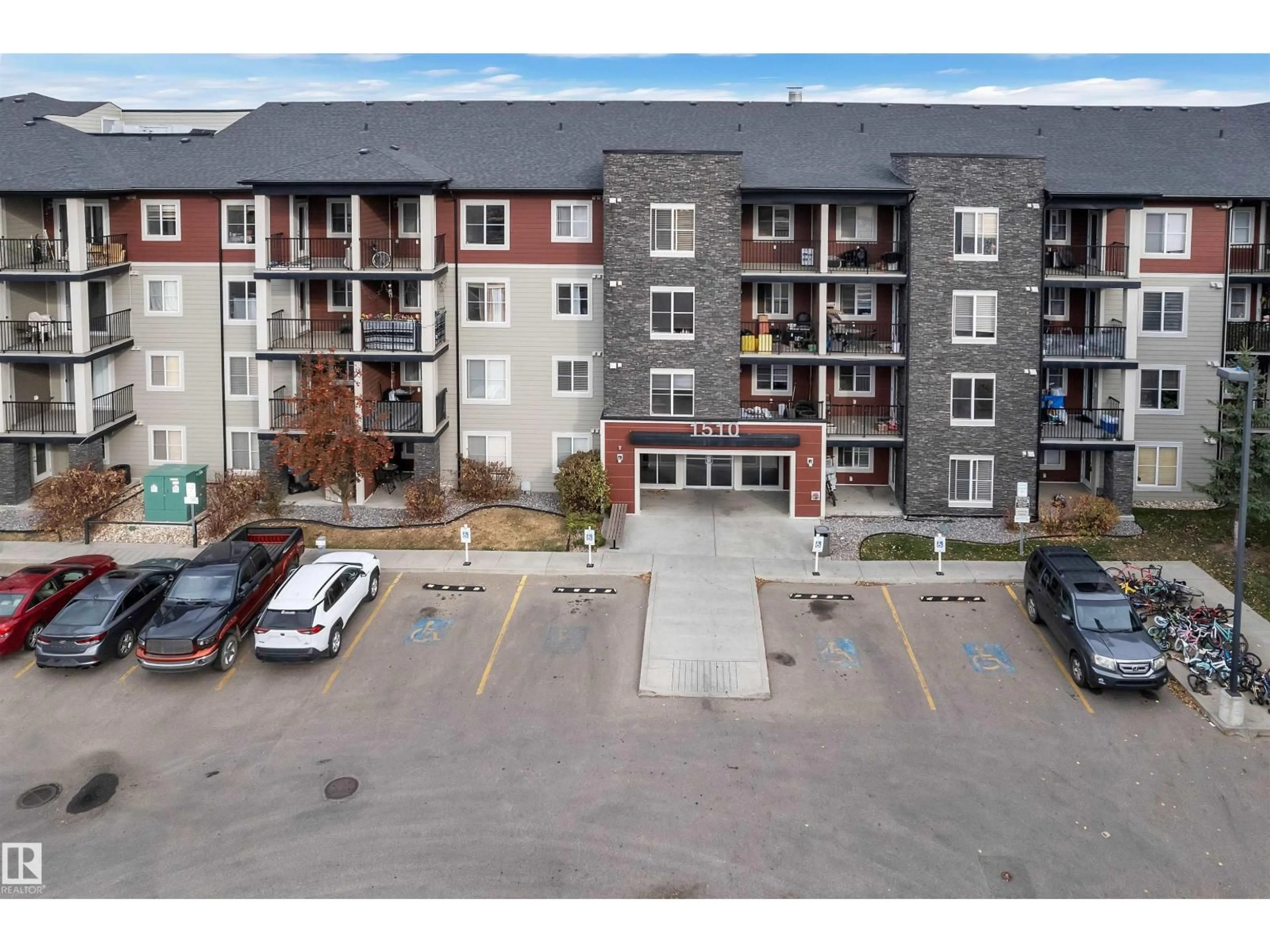 A pic from outside/outdoor area/front of a property/back of a property/a pic from drone, building for #227 - 1510 WATT DRIVE SW, Edmonton Alberta T6X2E6