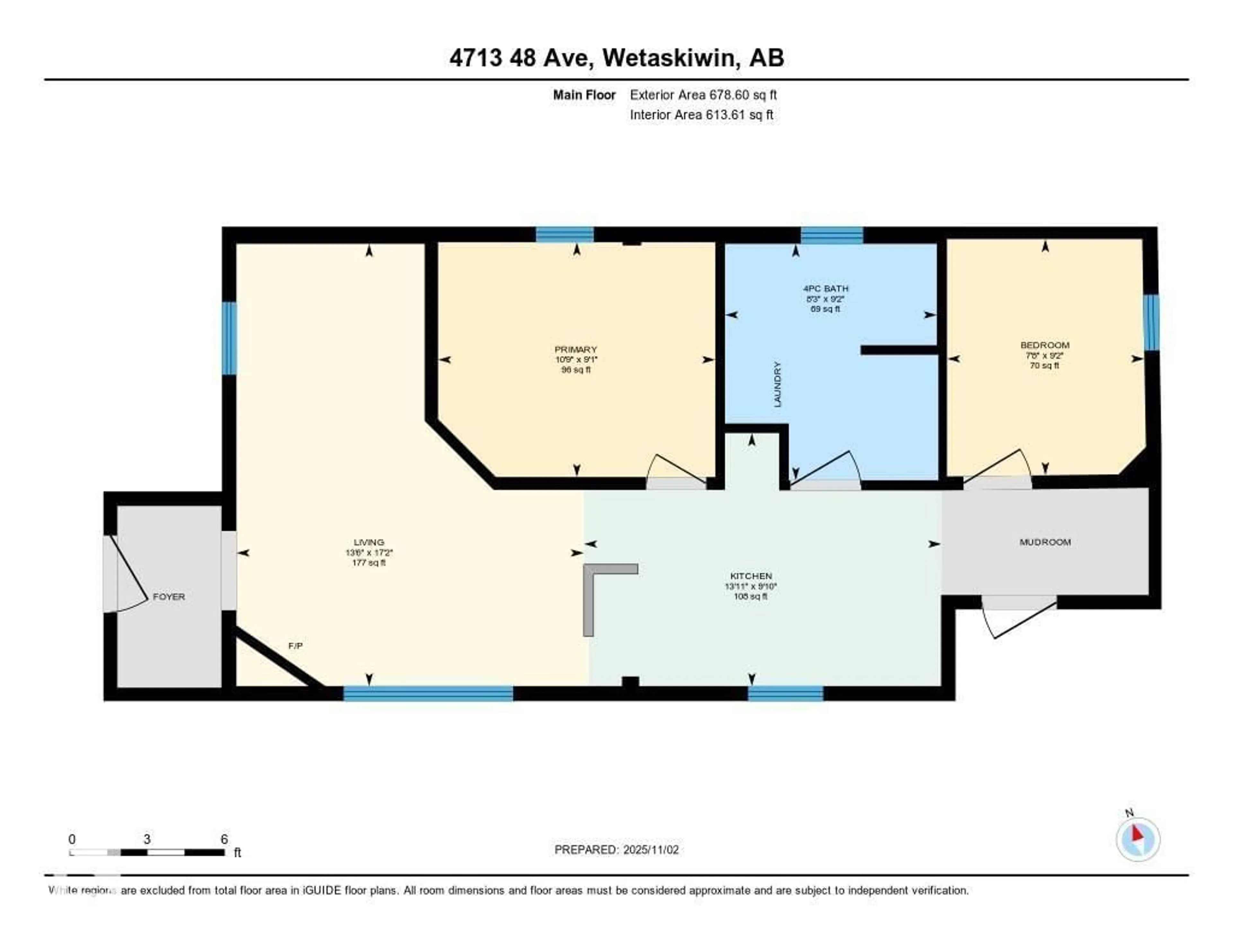 Floor plan for 4713 48 AV, Wetaskiwin Alberta T9A0M4