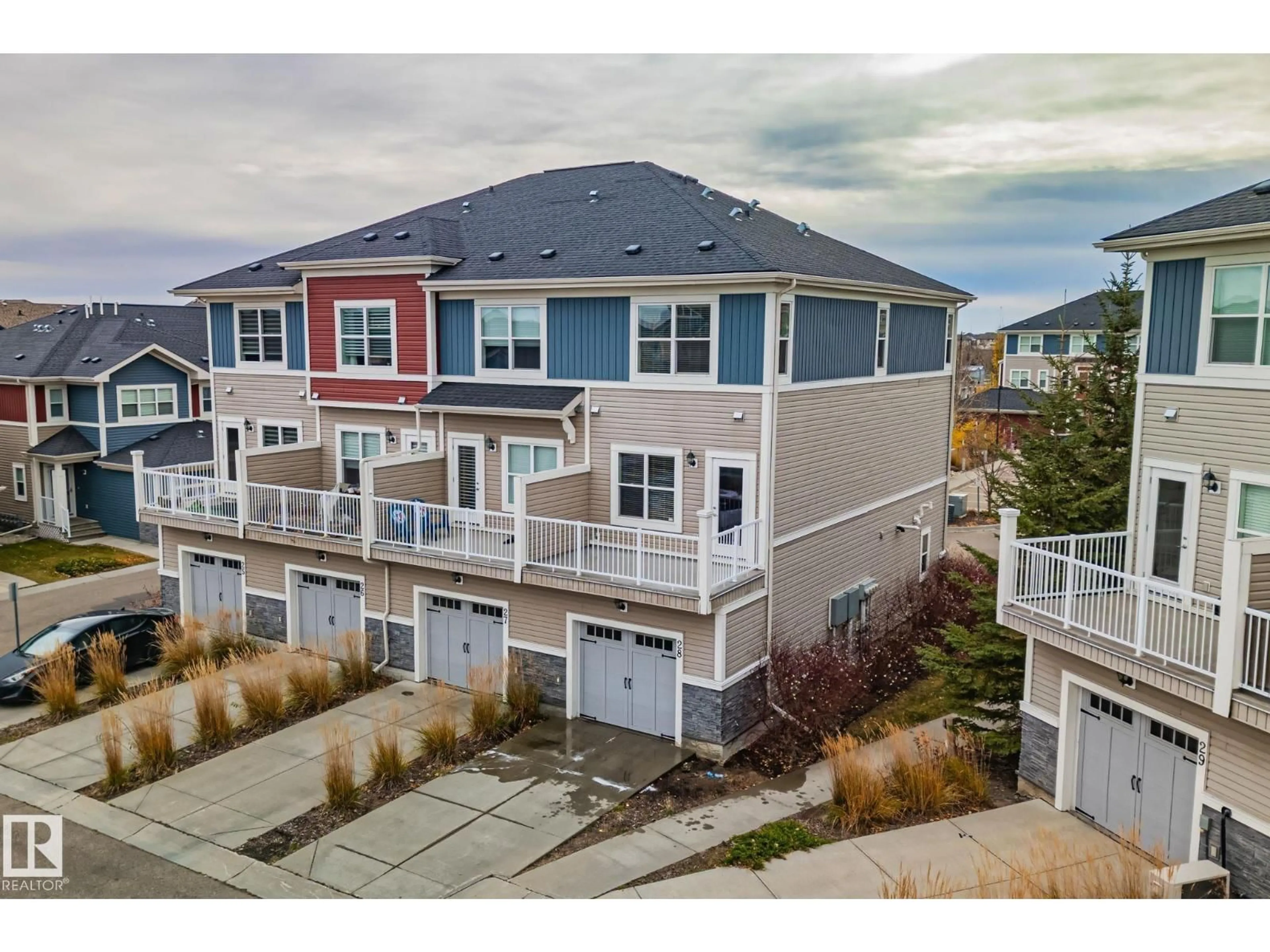 A pic from outside/outdoor area/front of a property/back of a property/a pic from drone, unknown for #28 - 3710 ALLAN DR, Edmonton Alberta T6W2C4