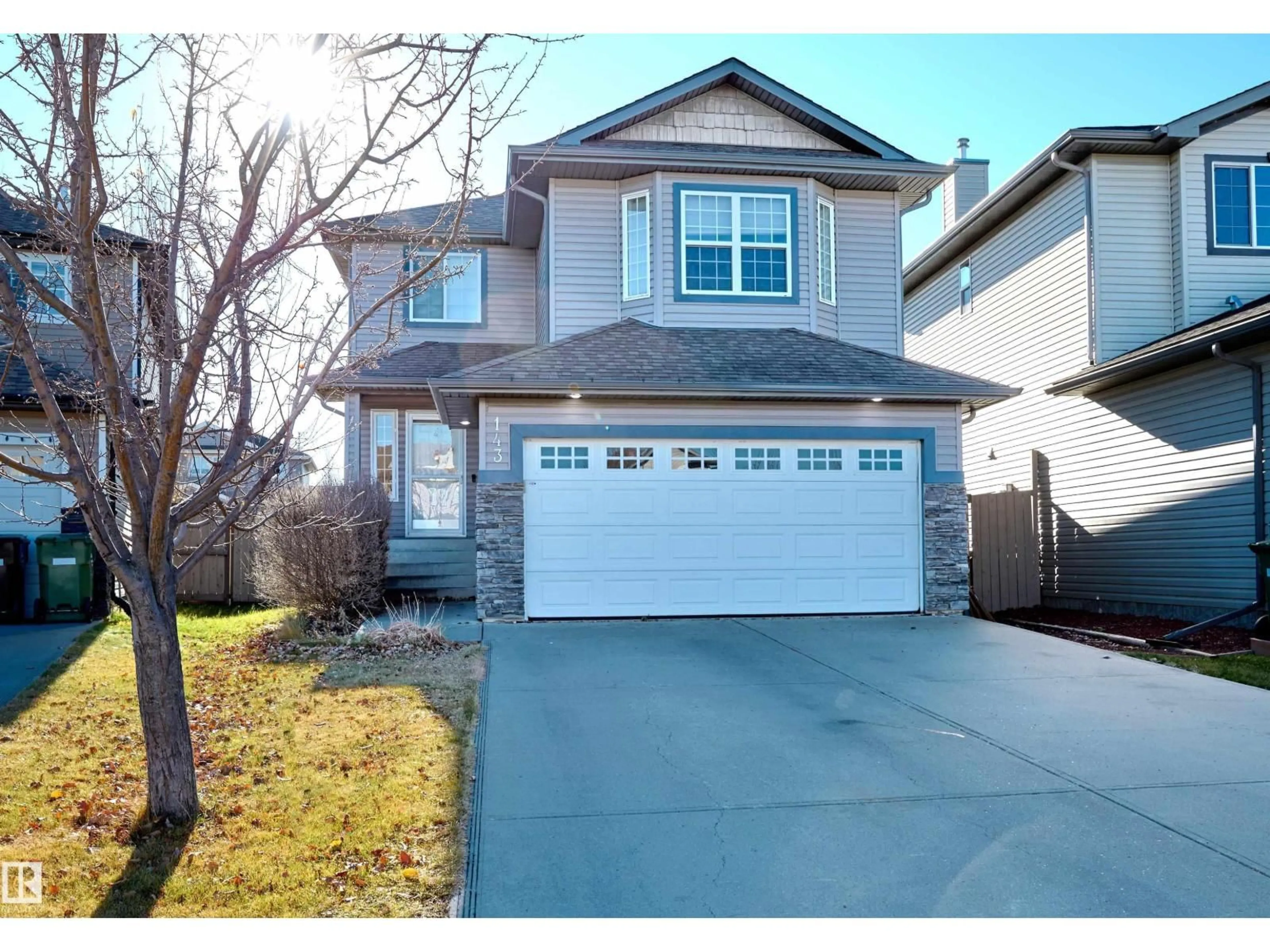 Home with vinyl exterior material, street for 143 ACACIA CI, Leduc Alberta T9E0C9