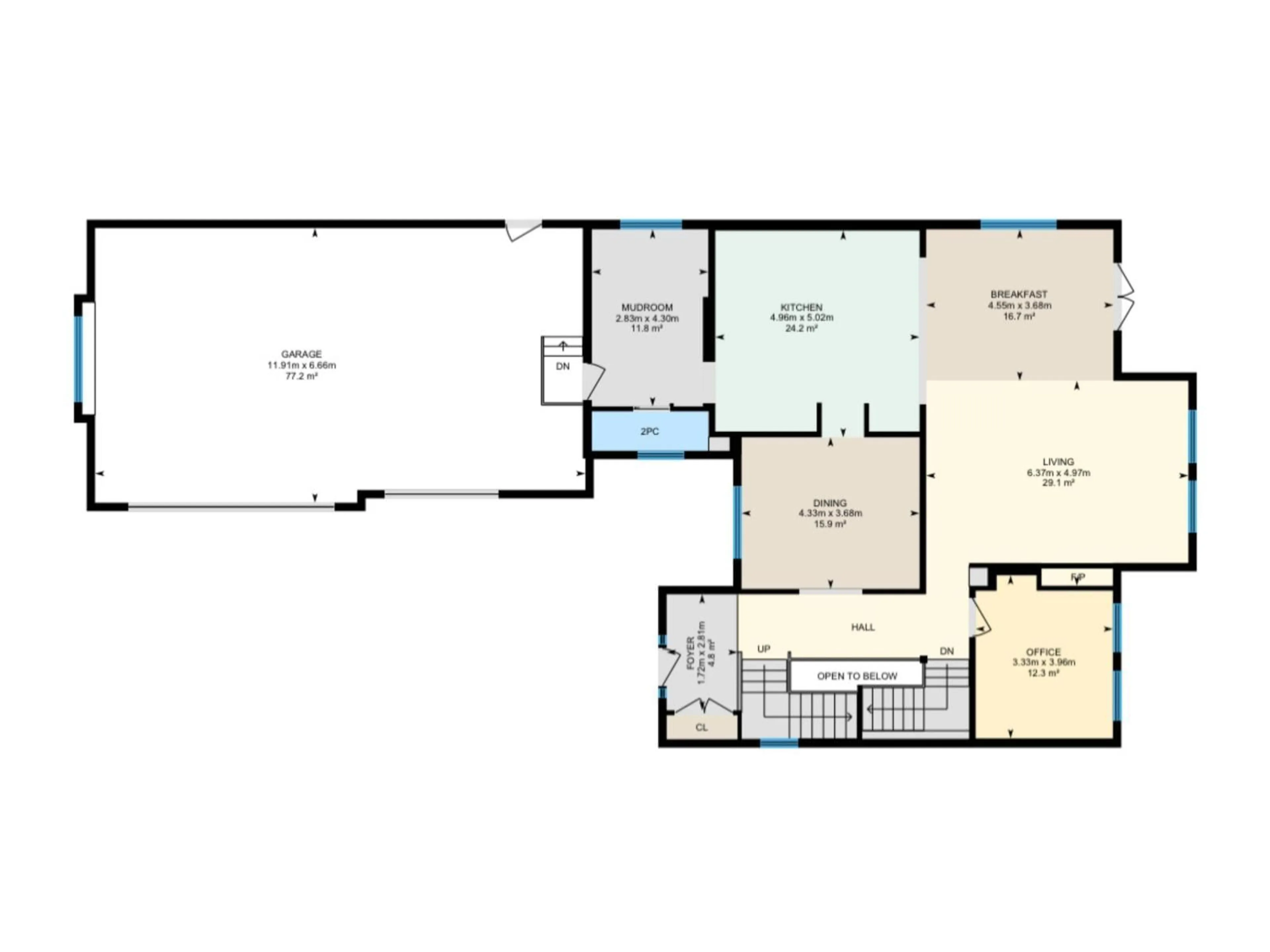 Floor plan for NW - 7549 MAY CM, Edmonton Alberta T6R0G9