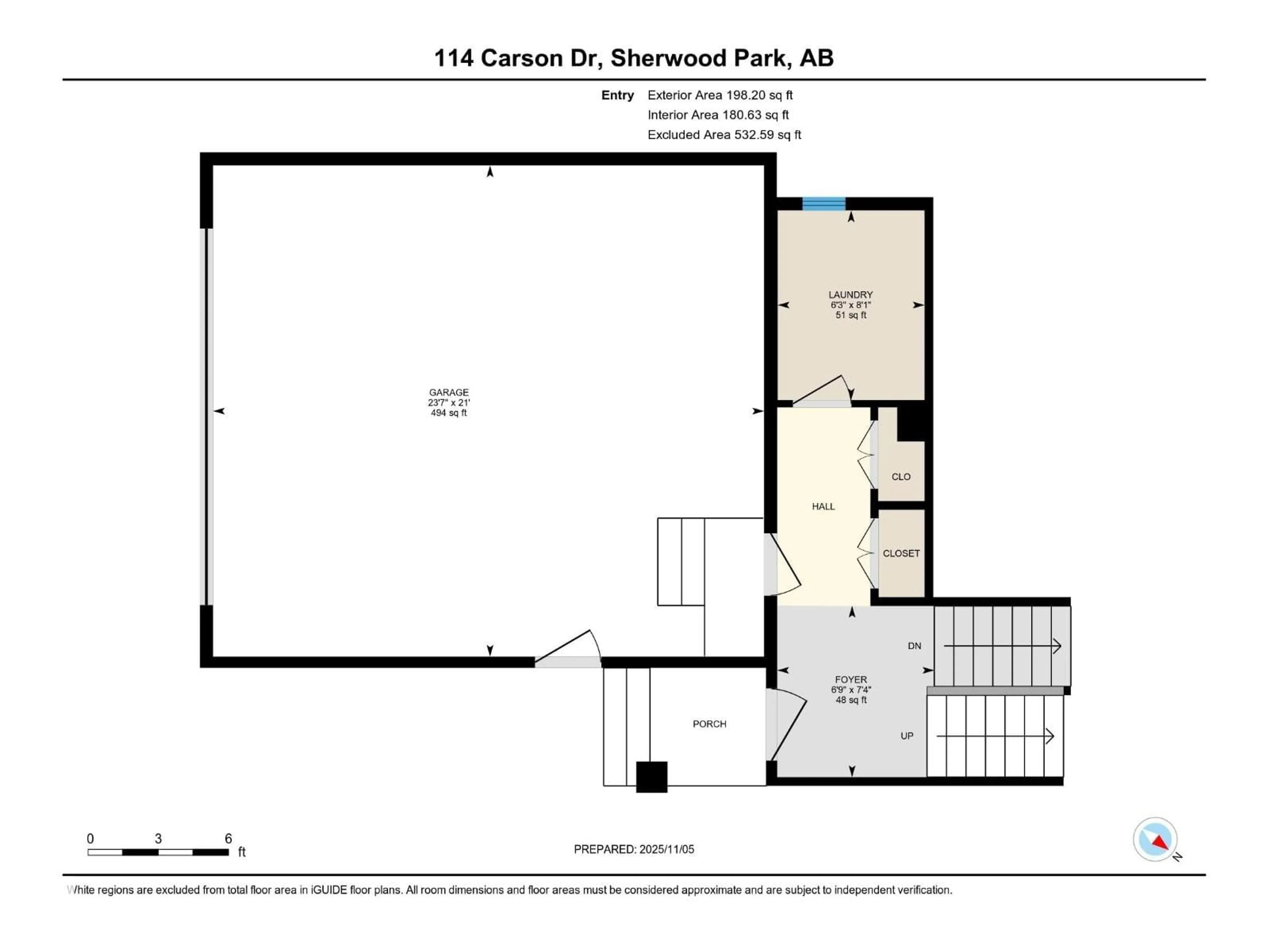 Floor plan for 114 CARSON DR, Sherwood Park Alberta T8H2K4