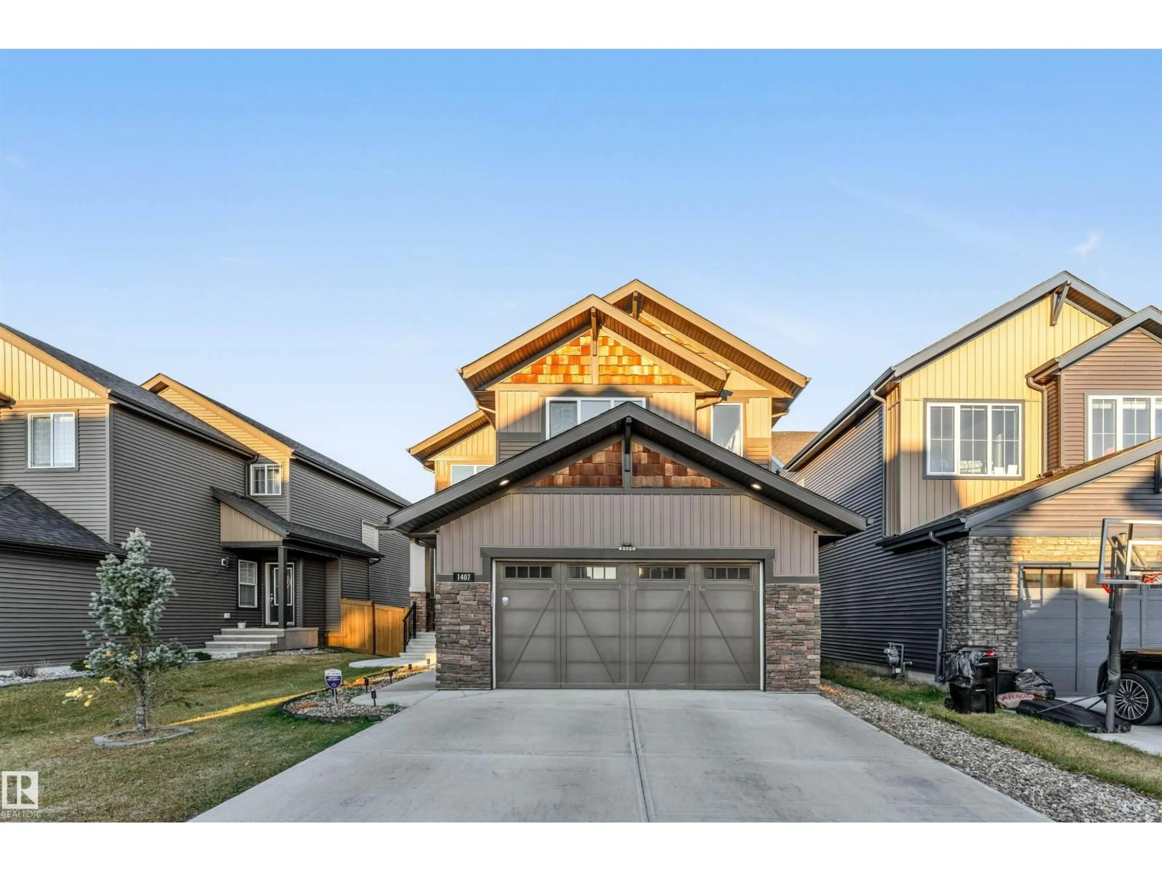 Home with brick exterior material, street for 1407 GRAYDON HILL WY, Edmonton Alberta T6W3C9