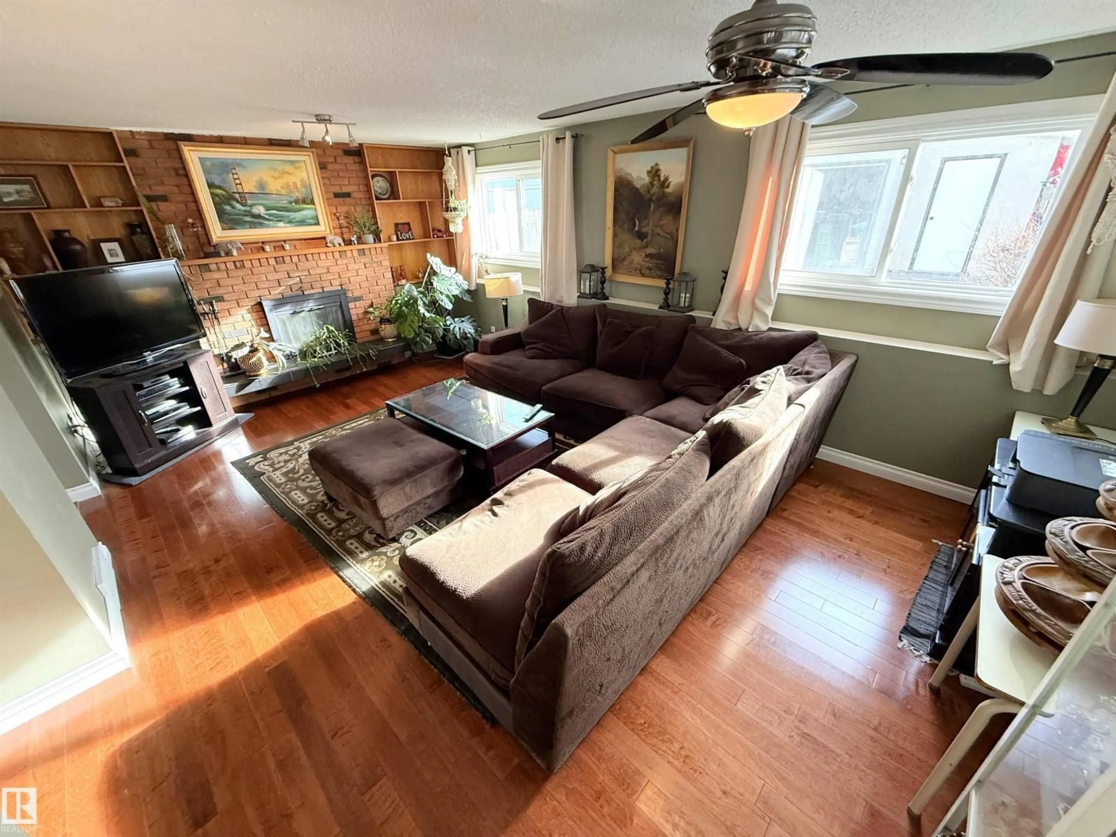 Living room with furniture, unknown for 3717 136A AV, Edmonton Alberta T5A2P2