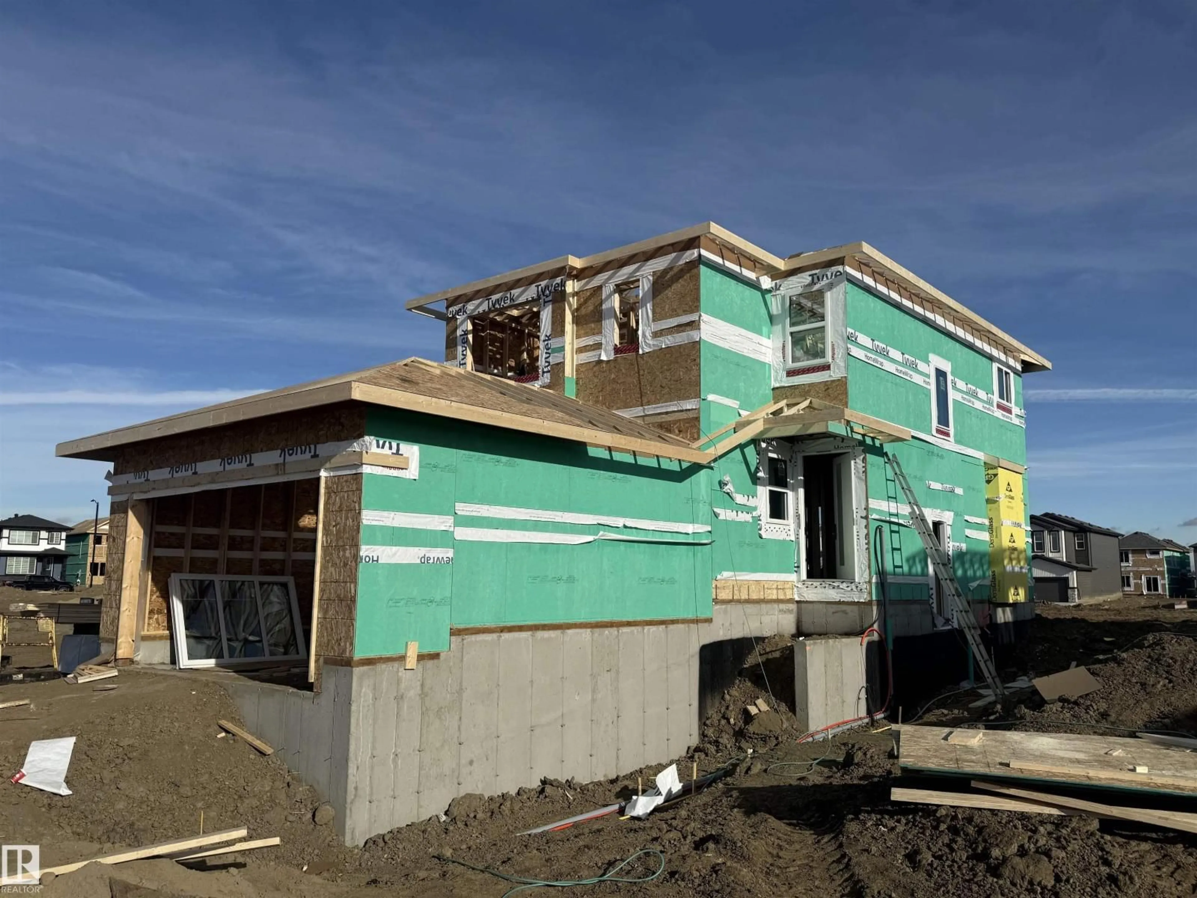 Home with vinyl exterior material, building for 11 REDBUD WY, St. Albert Alberta T8N8E7
