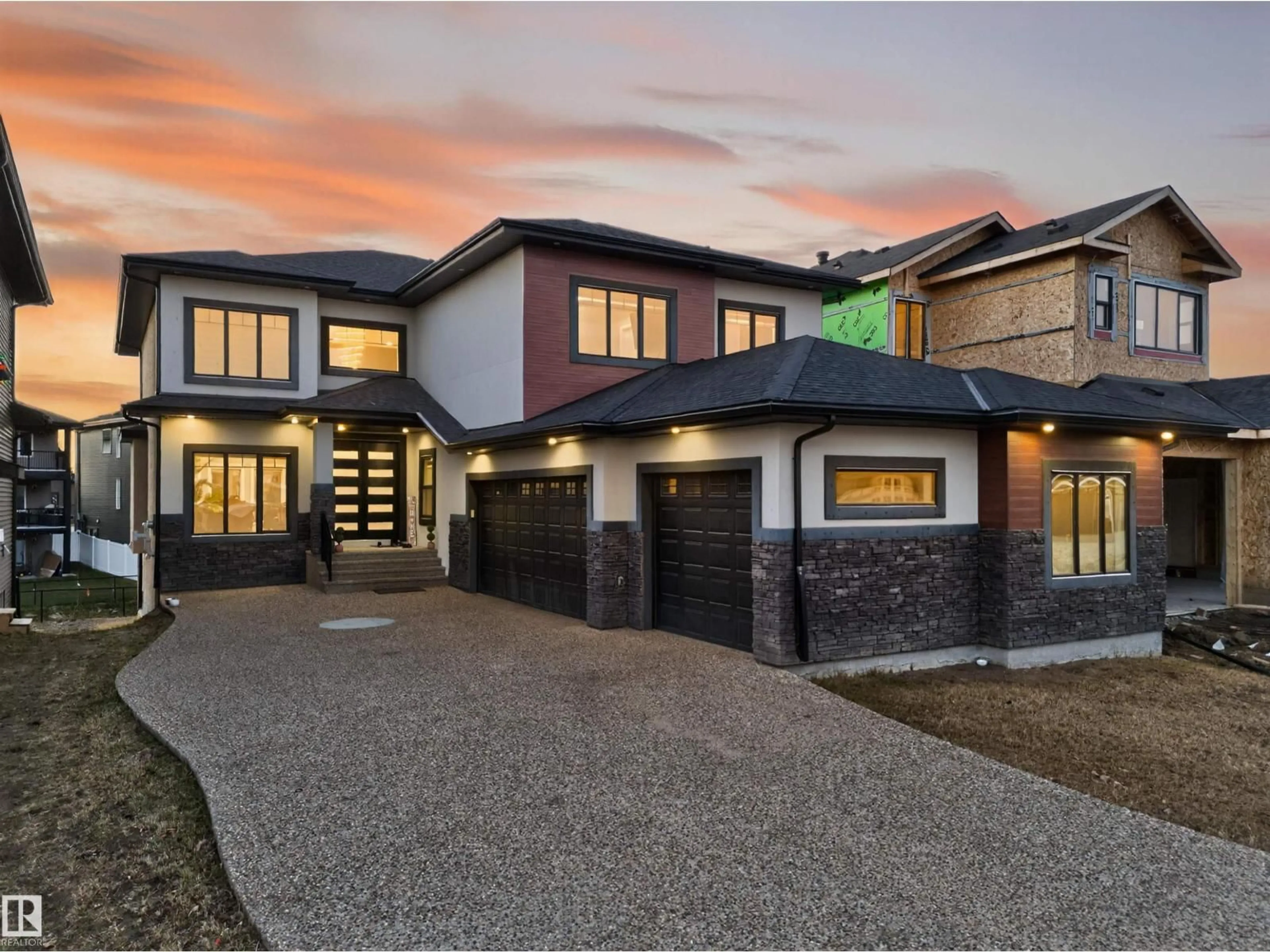 Home with brick exterior material, street for 4406 TRIOMPHE CLOSE, Beaumont Alberta T4X0C3