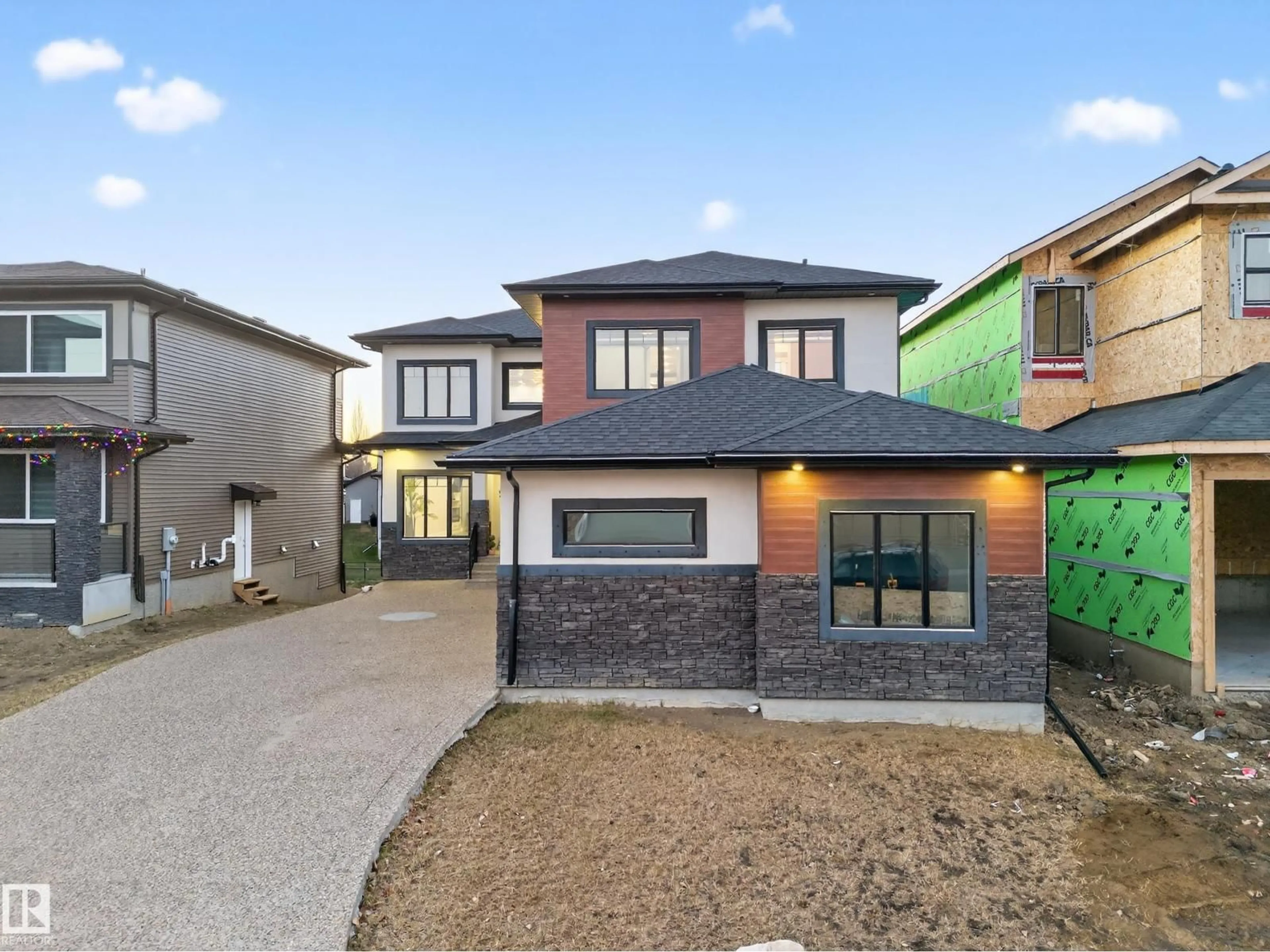 Home with brick exterior material, street for 4406 TRIOMPHE CLOSE, Beaumont Alberta T4X0C3