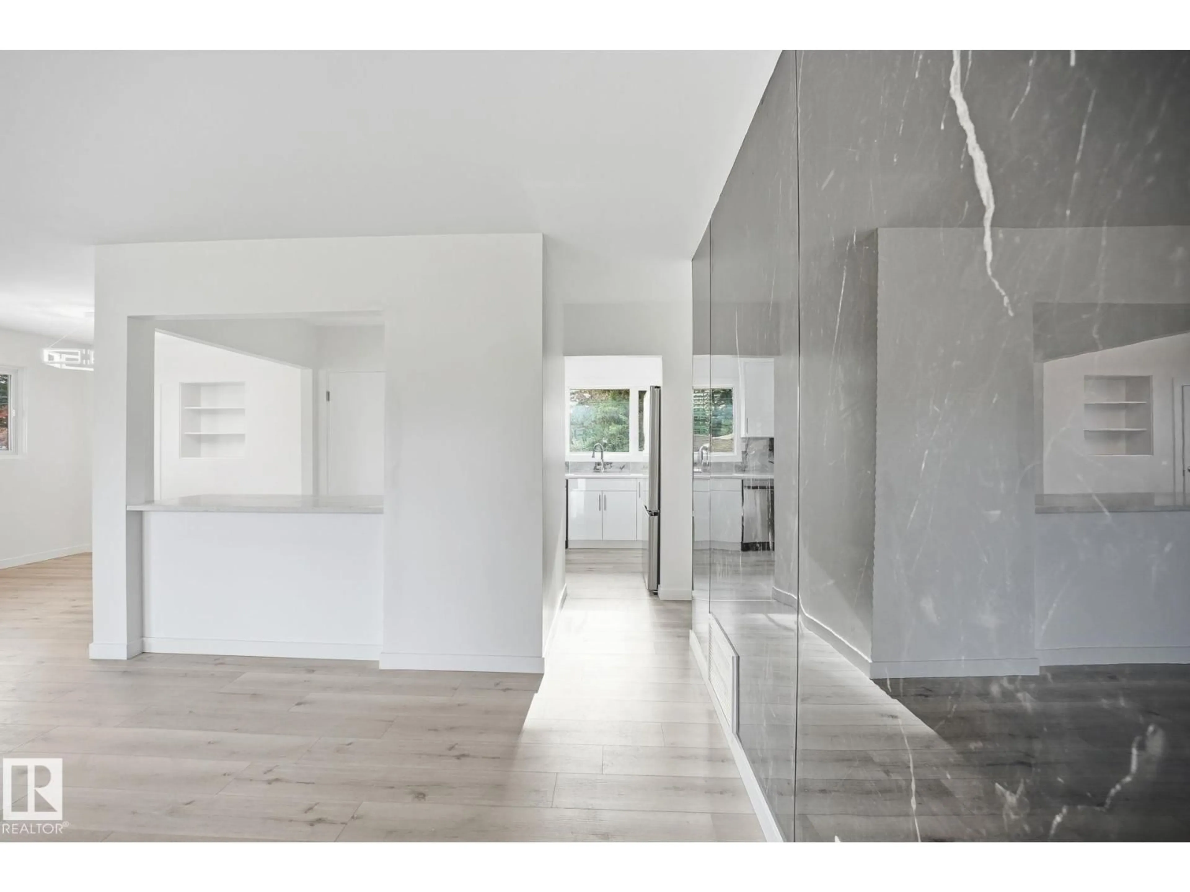 Open concept kitchen, unknown for NW - 14719 87 AV, Edmonton Alberta T5R4E5