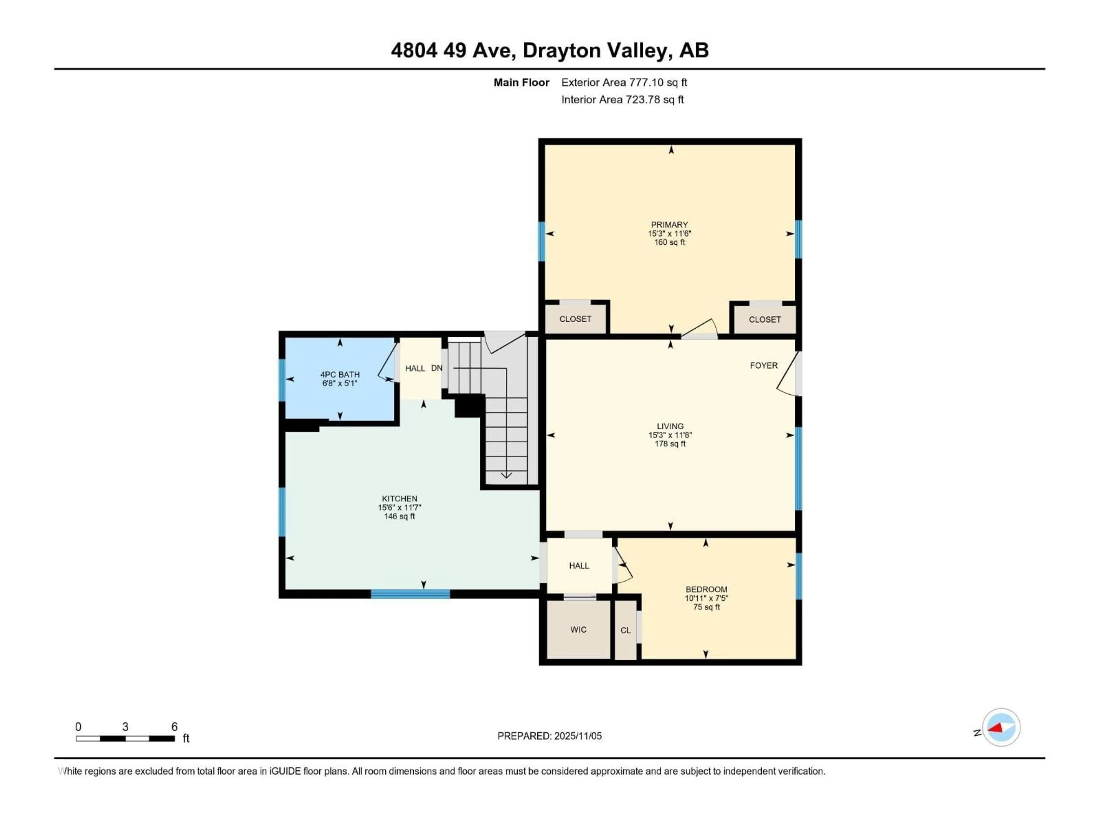 Floor plan for 4804 49 AV, Drayton Valley Alberta T7A1J3