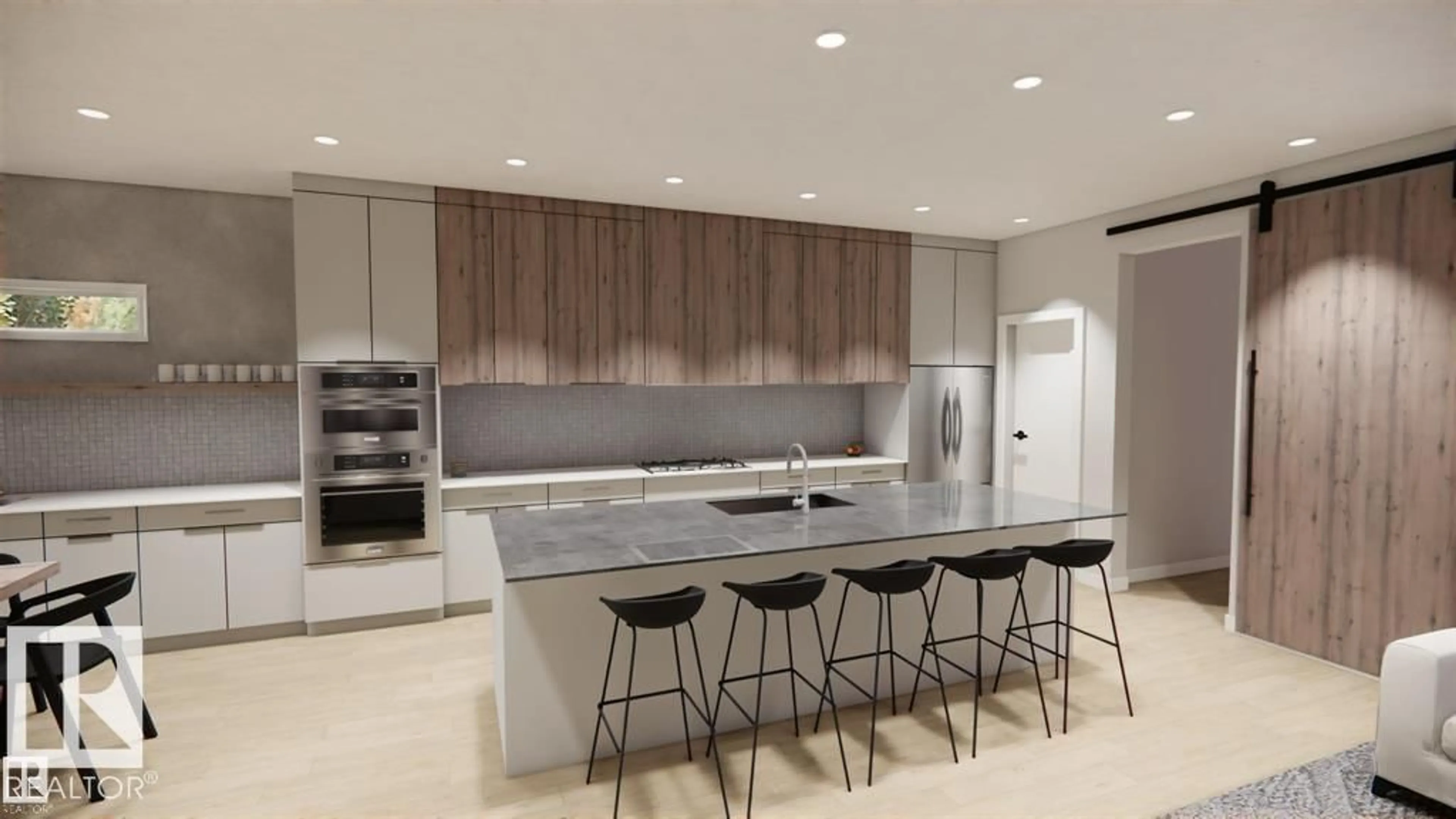 Contemporary kitchen, ceramic/tile floor for NW - 11121 51 ST, Edmonton Alberta T5W3E5