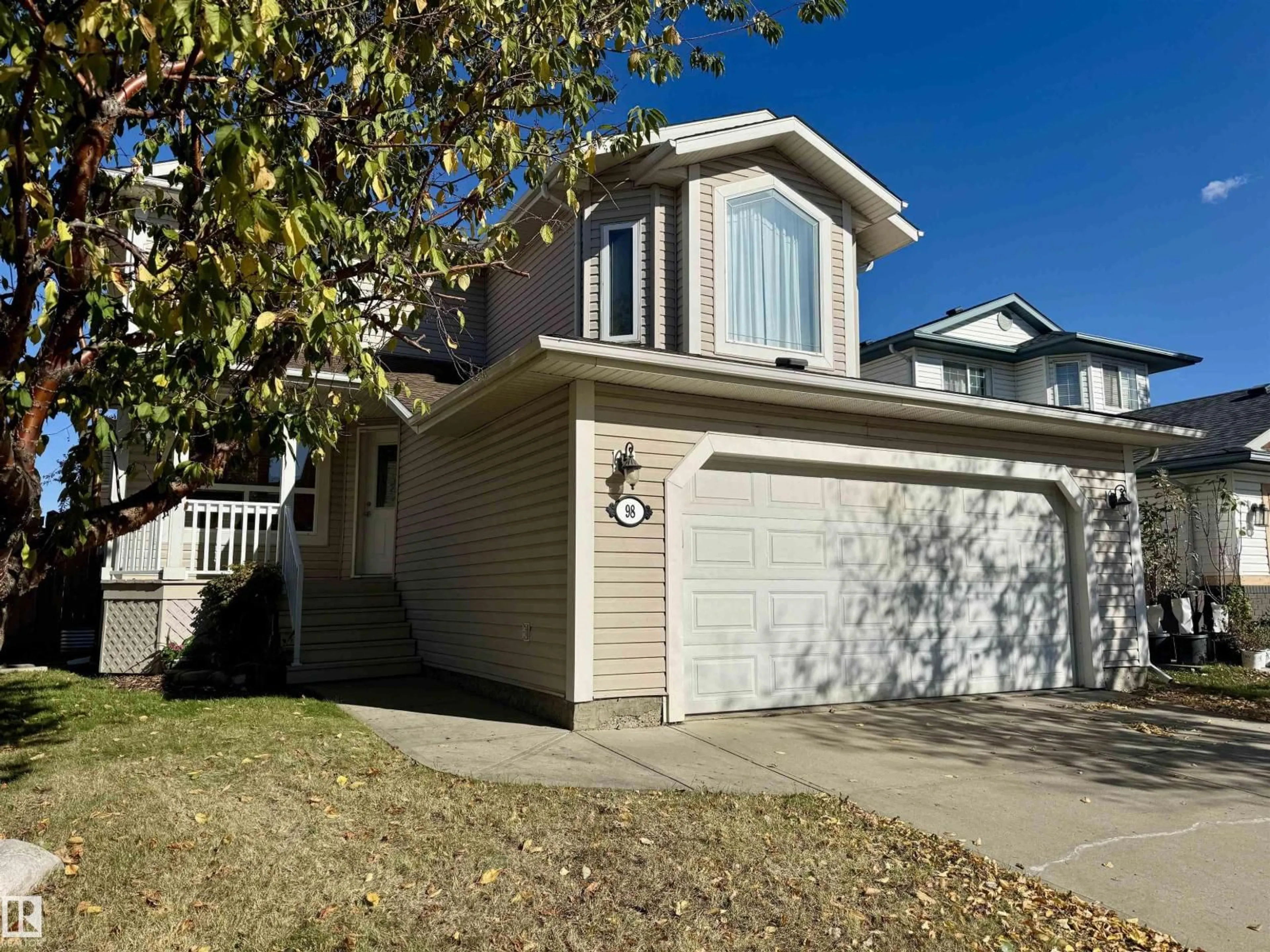 Home with vinyl exterior material, street for 98 CHAMPLAIN PL, Beaumont Alberta T4X1R5