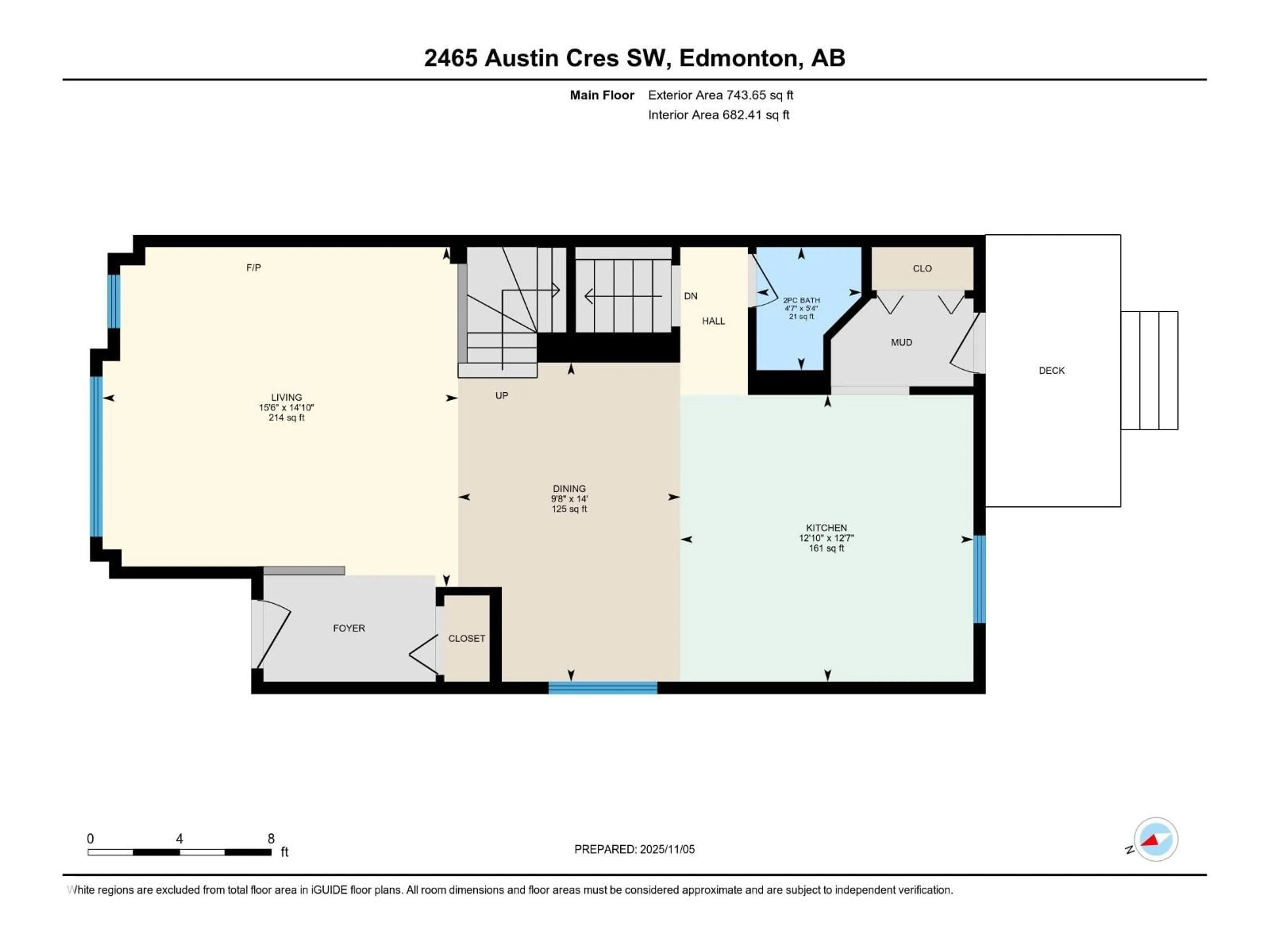 Floor plan for 2465 AUSTIN CR, Edmonton Alberta T6W0L4