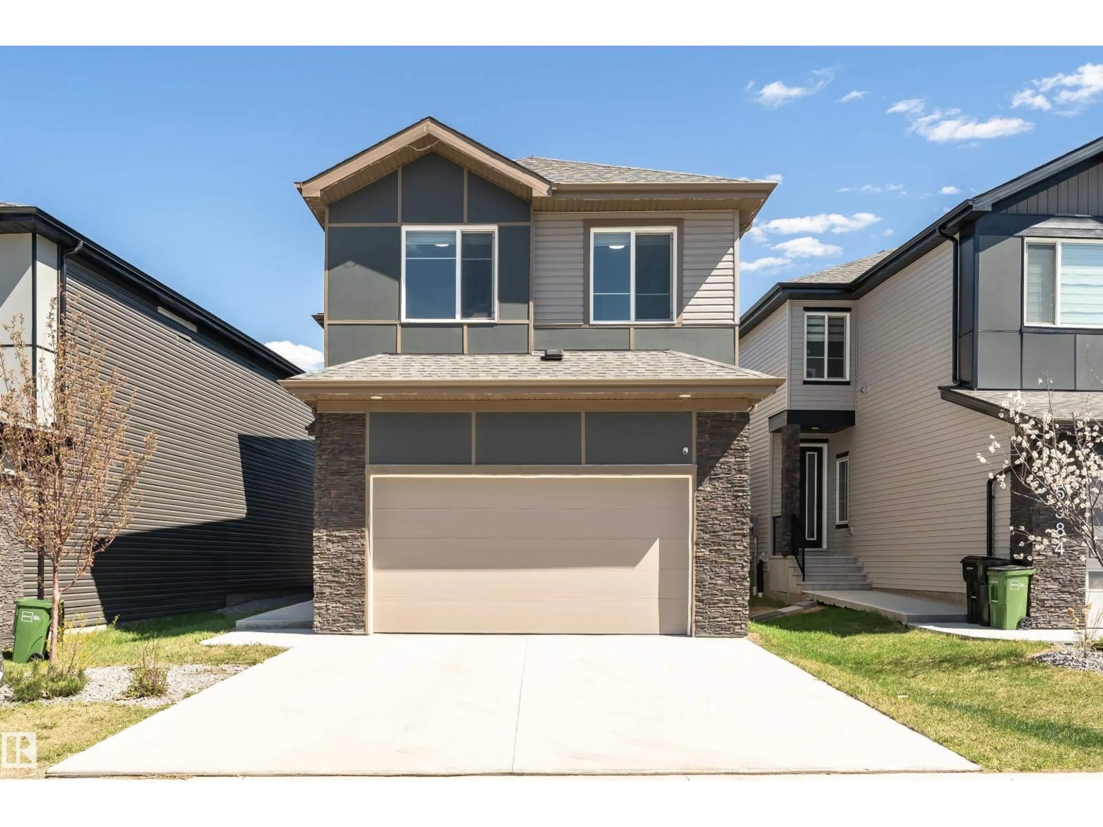 Home with vinyl exterior material, street for 5386 KIMBALL PL, Edmonton Alberta T6W5E5