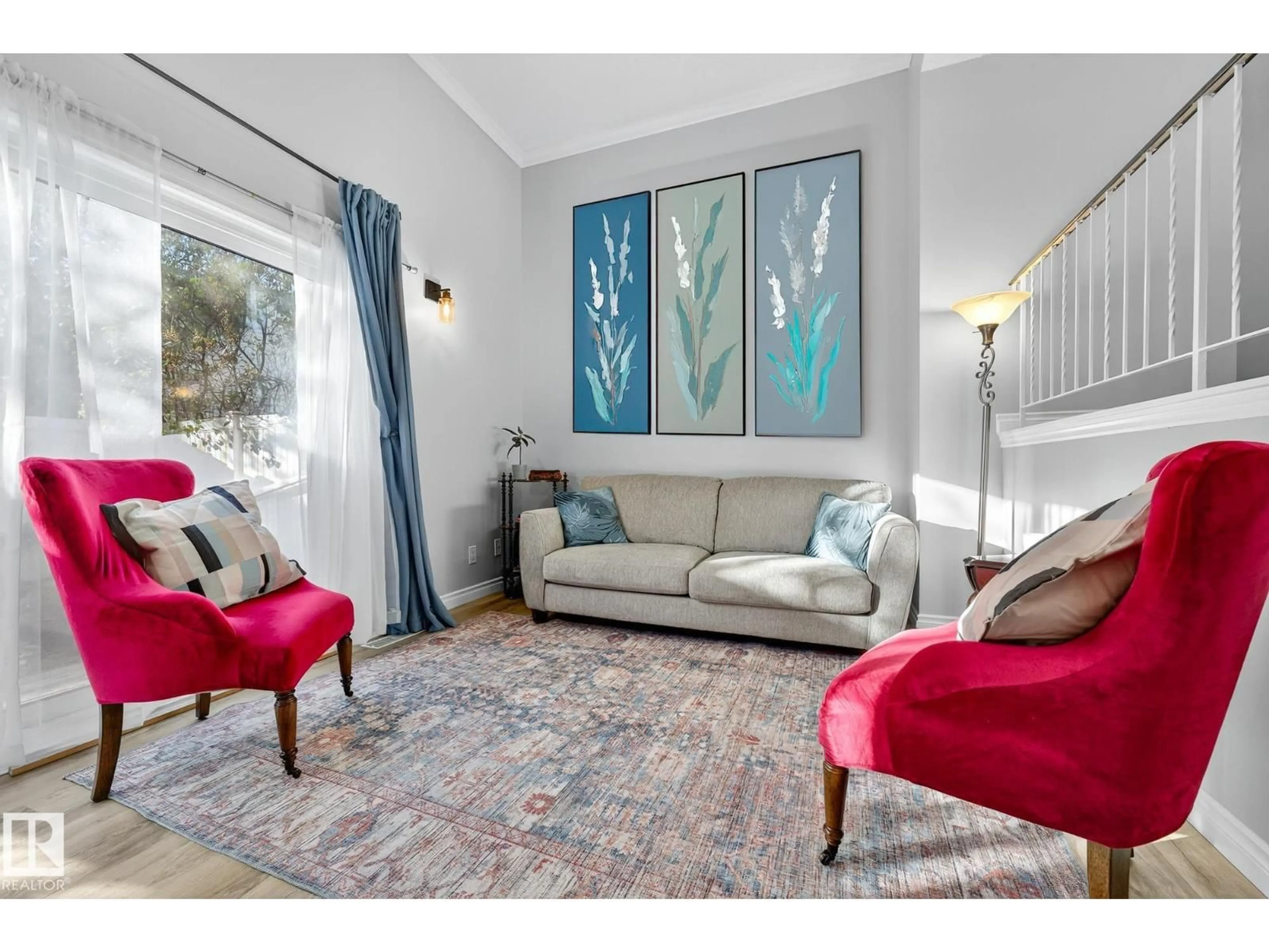 Living room with furniture, unknown for 14624 52 ST, Edmonton Alberta T5A3M7