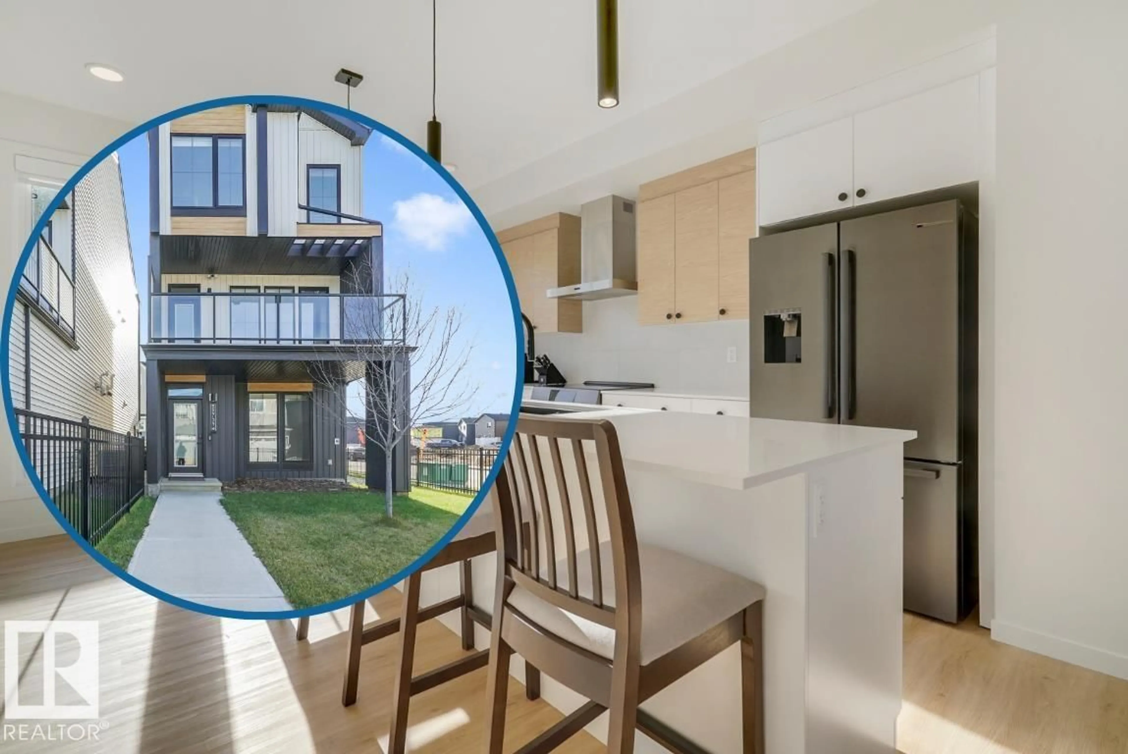 Open concept kitchen, unknown for 22739 82 AV, Edmonton Alberta T5T4N5