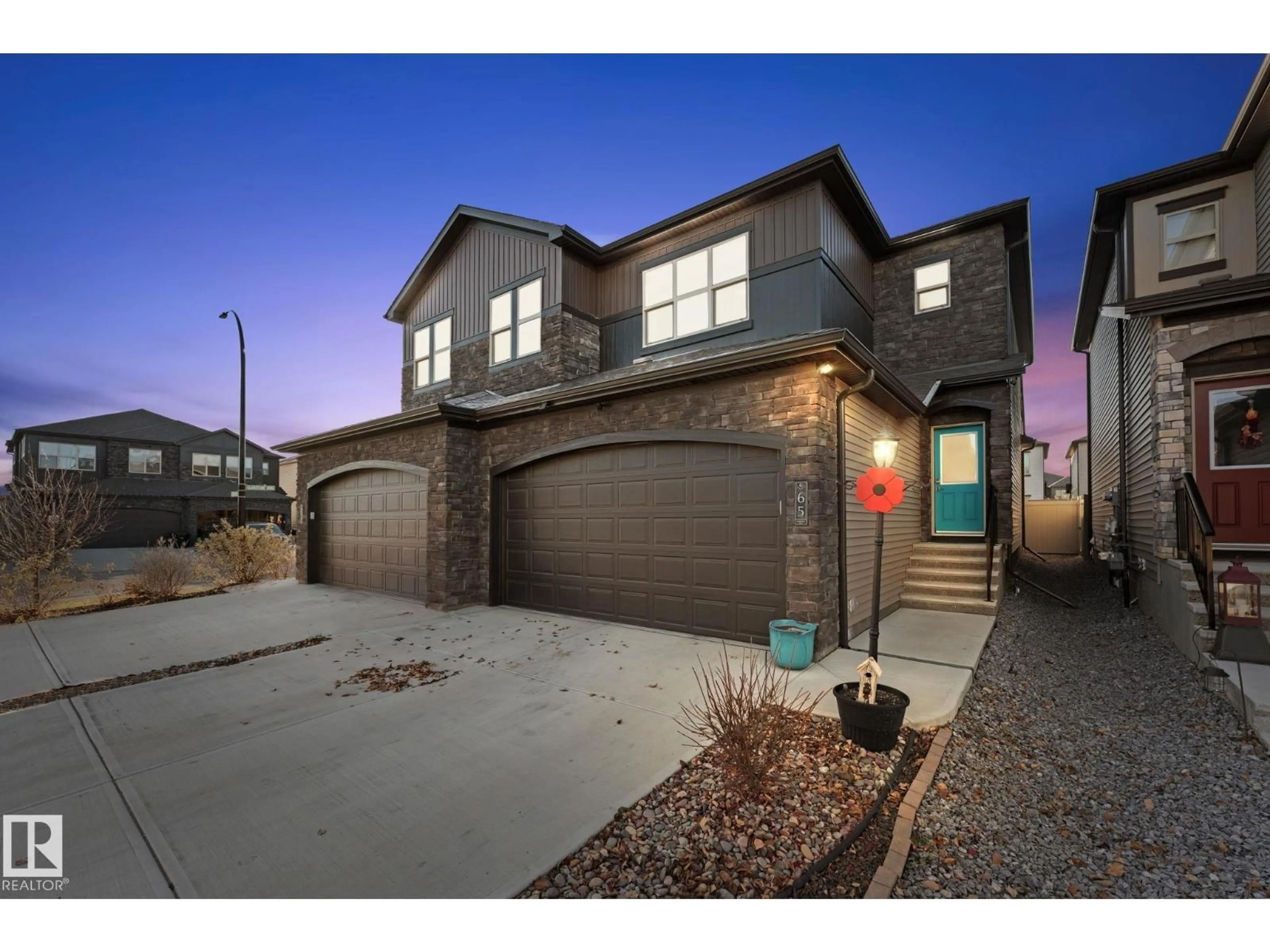 Home with brick exterior material, street for 65 GARNEAU GA, Spruce Grove Alberta T7X0Z7
