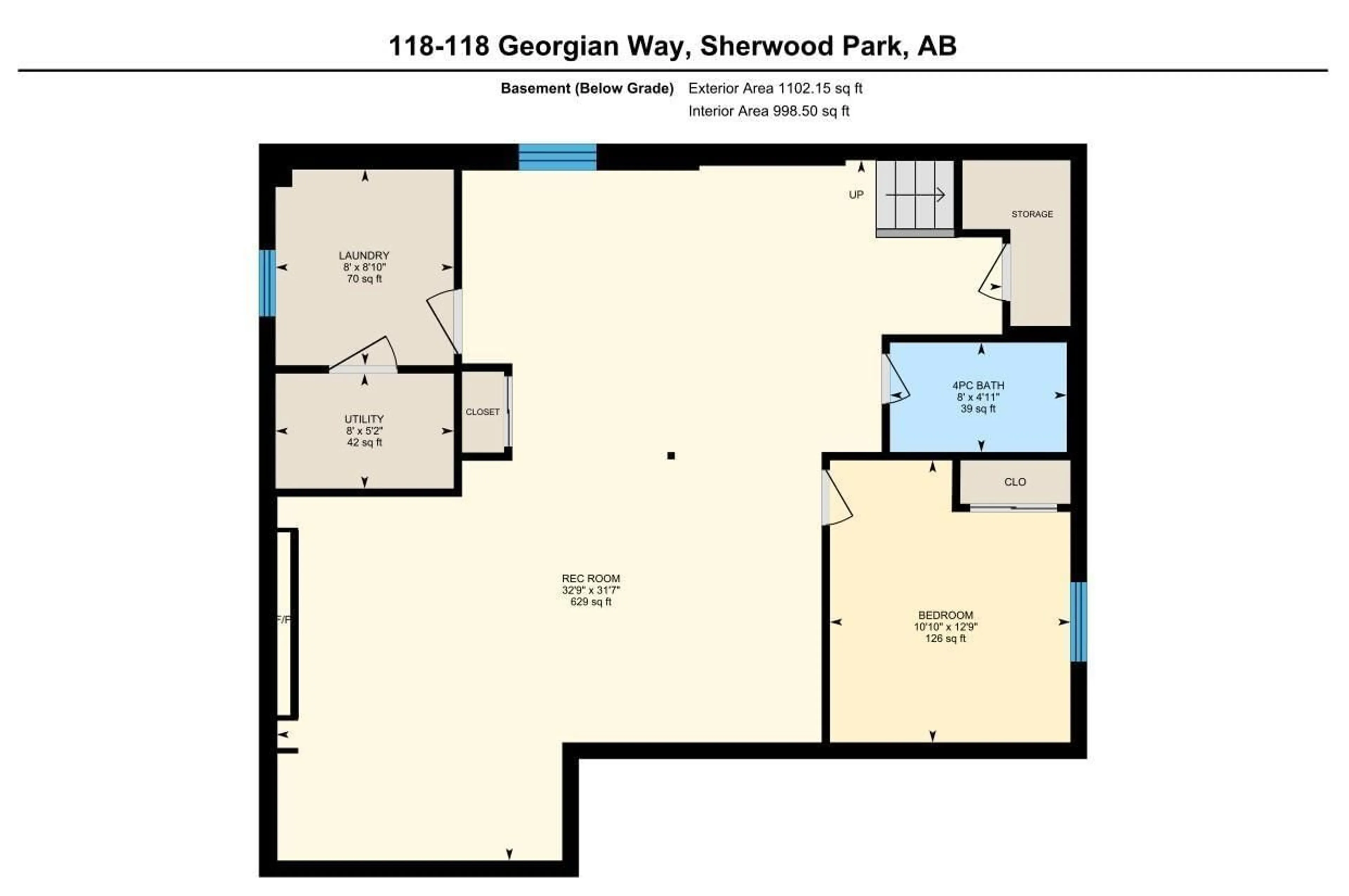 Floor plan for 118 GEORGIAN WY, Sherwood Park Alberta T8A2W2