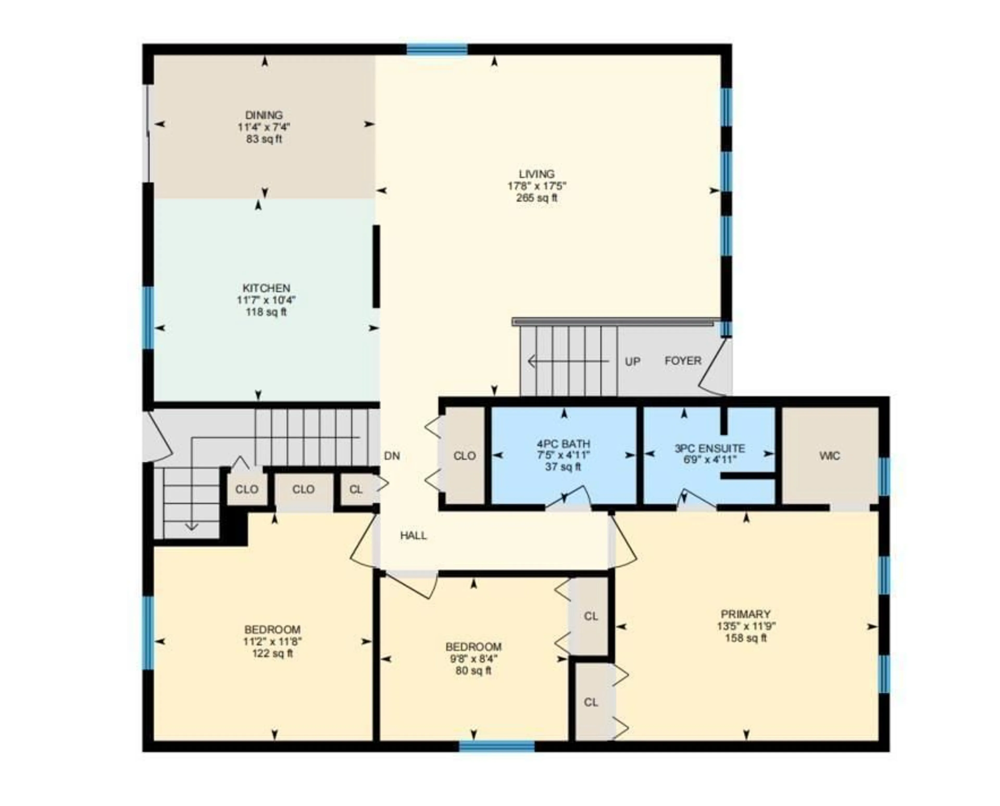 Floor plan for 1353 39 ST, Edmonton Alberta T6L2M6