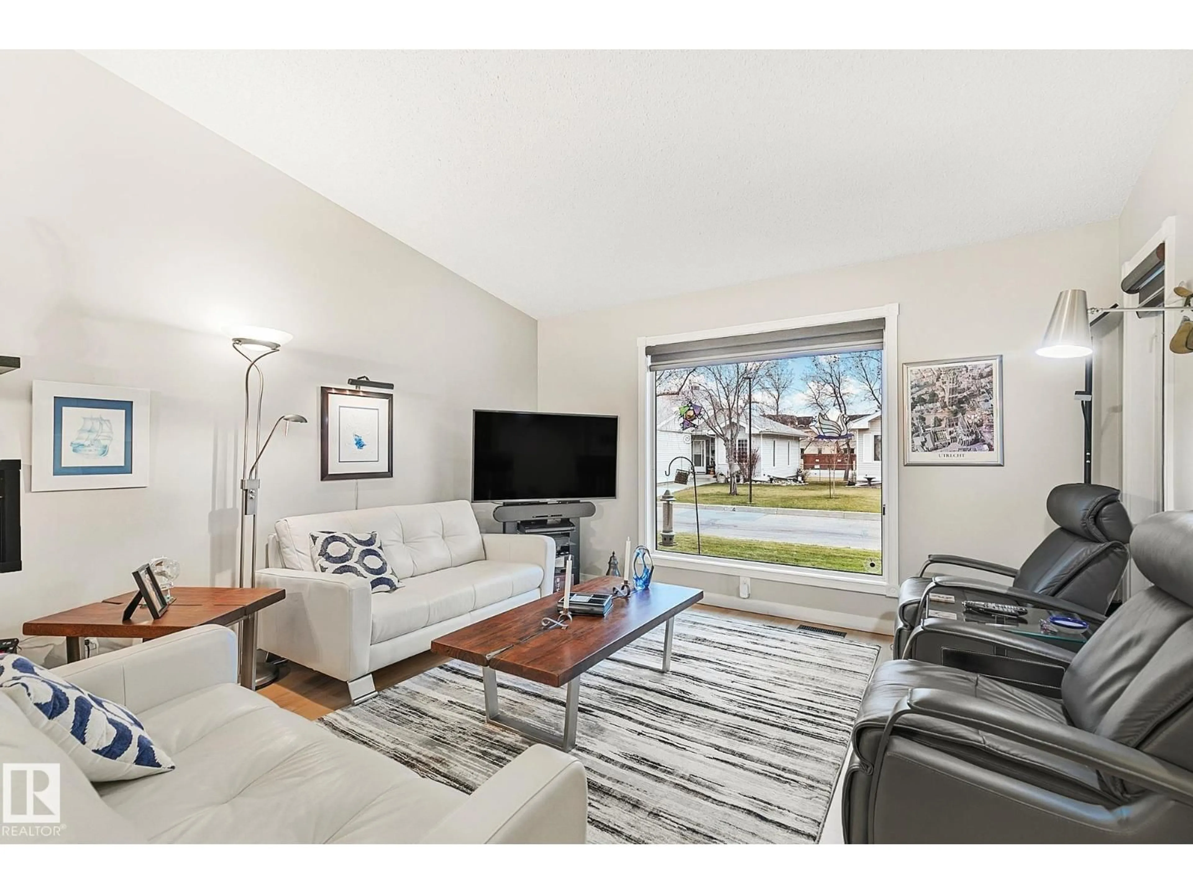 Living room with furniture, unknown for #32 - 9704 165 ST NW, Edmonton Alberta T5P4W4