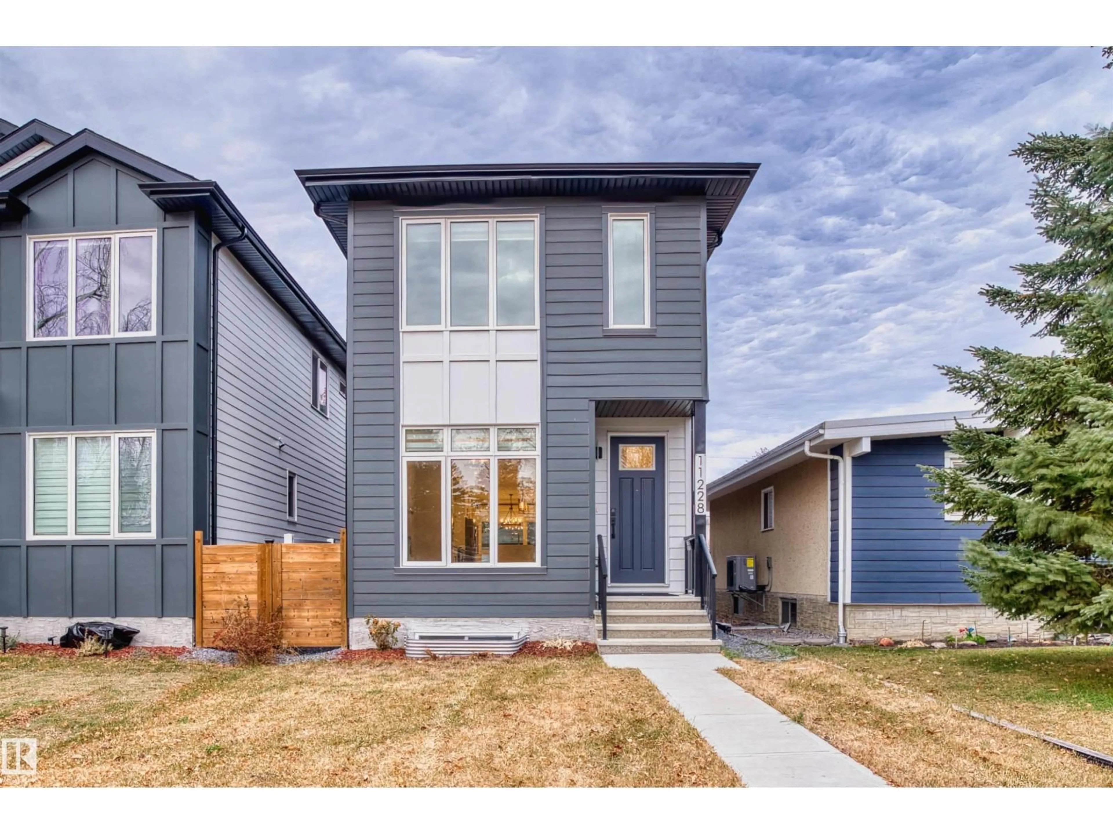 Home with brick exterior material, street for 11228 48 AV, Edmonton Alberta T6H0C7
