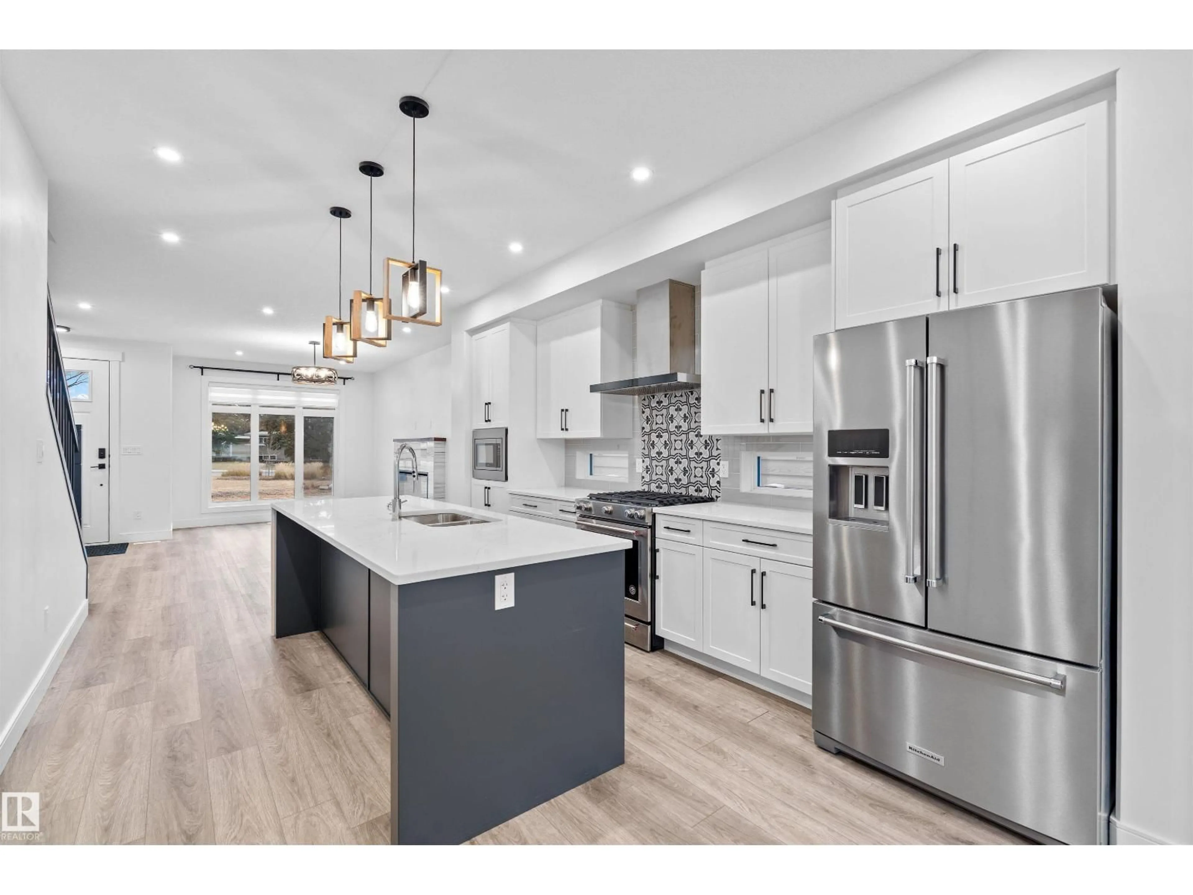 Open concept kitchen, unknown for 11228 48 AV, Edmonton Alberta T6H0C7