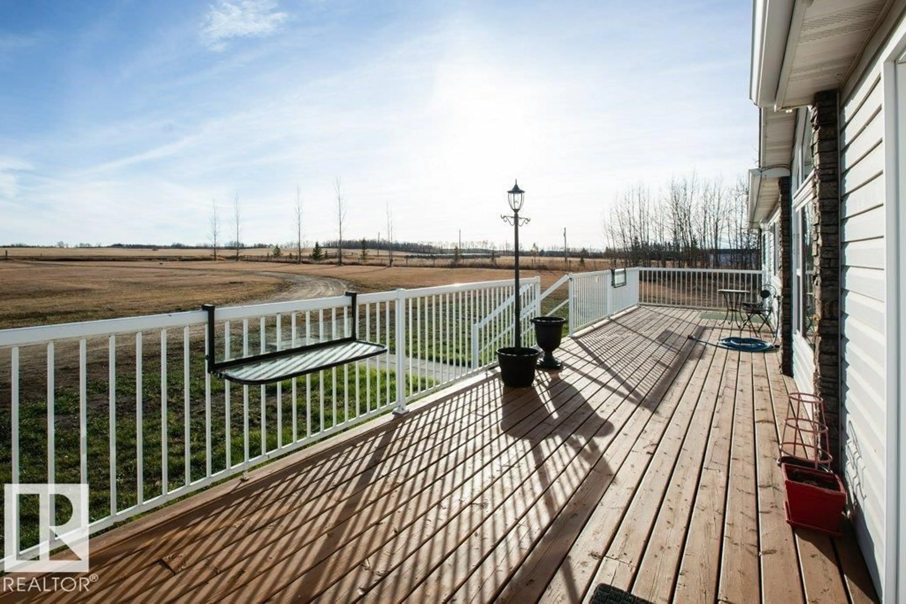 Patio, water/lake/river/ocean view for 58424B RG RD 274, Rural Westlock County Alberta T0G1W0