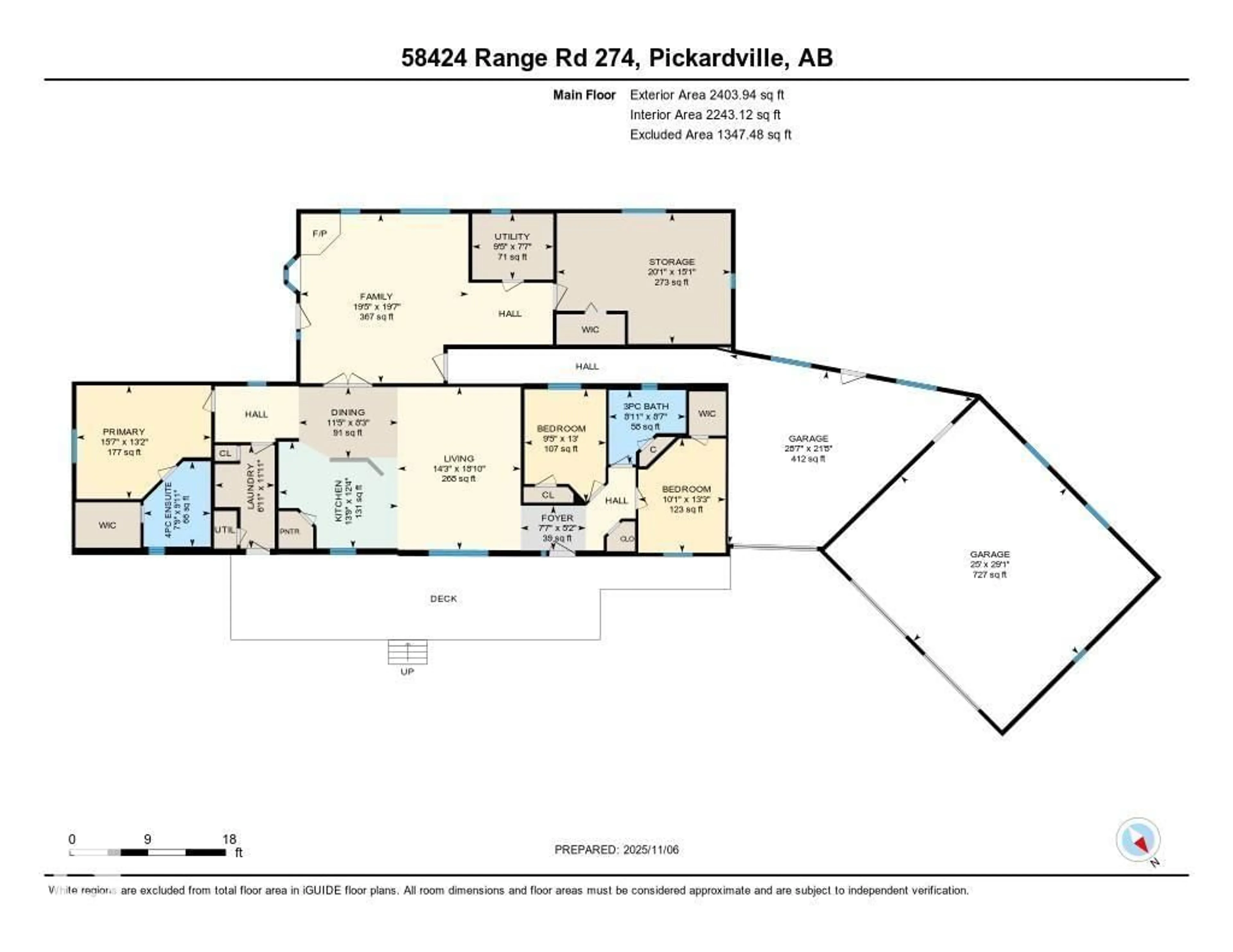 Floor plan for 58424B RG RD 274, Rural Westlock County Alberta T0G1W0