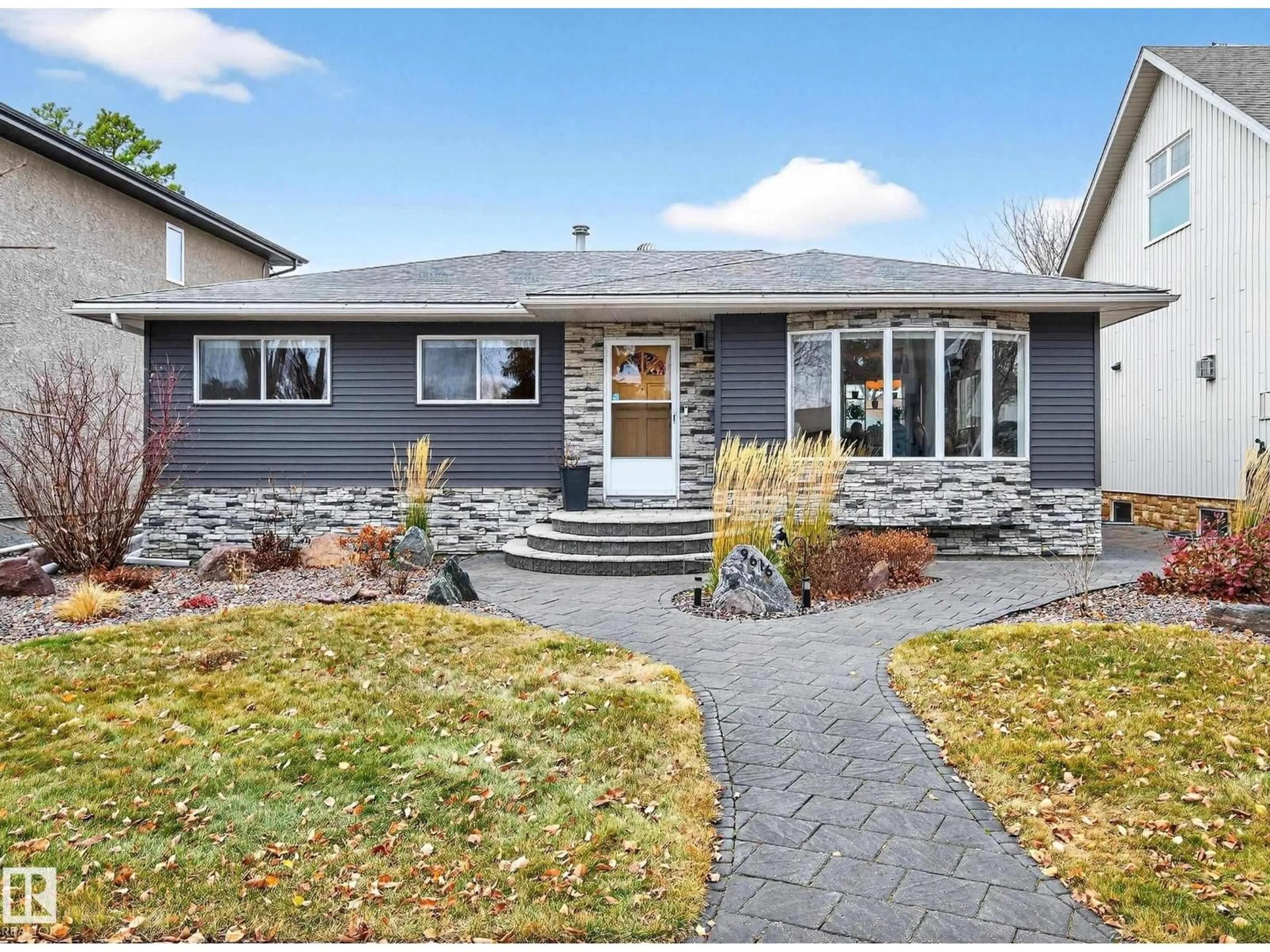 Home with vinyl exterior material, street for NW - 9616 154 ST, Edmonton Alberta T5P2G1