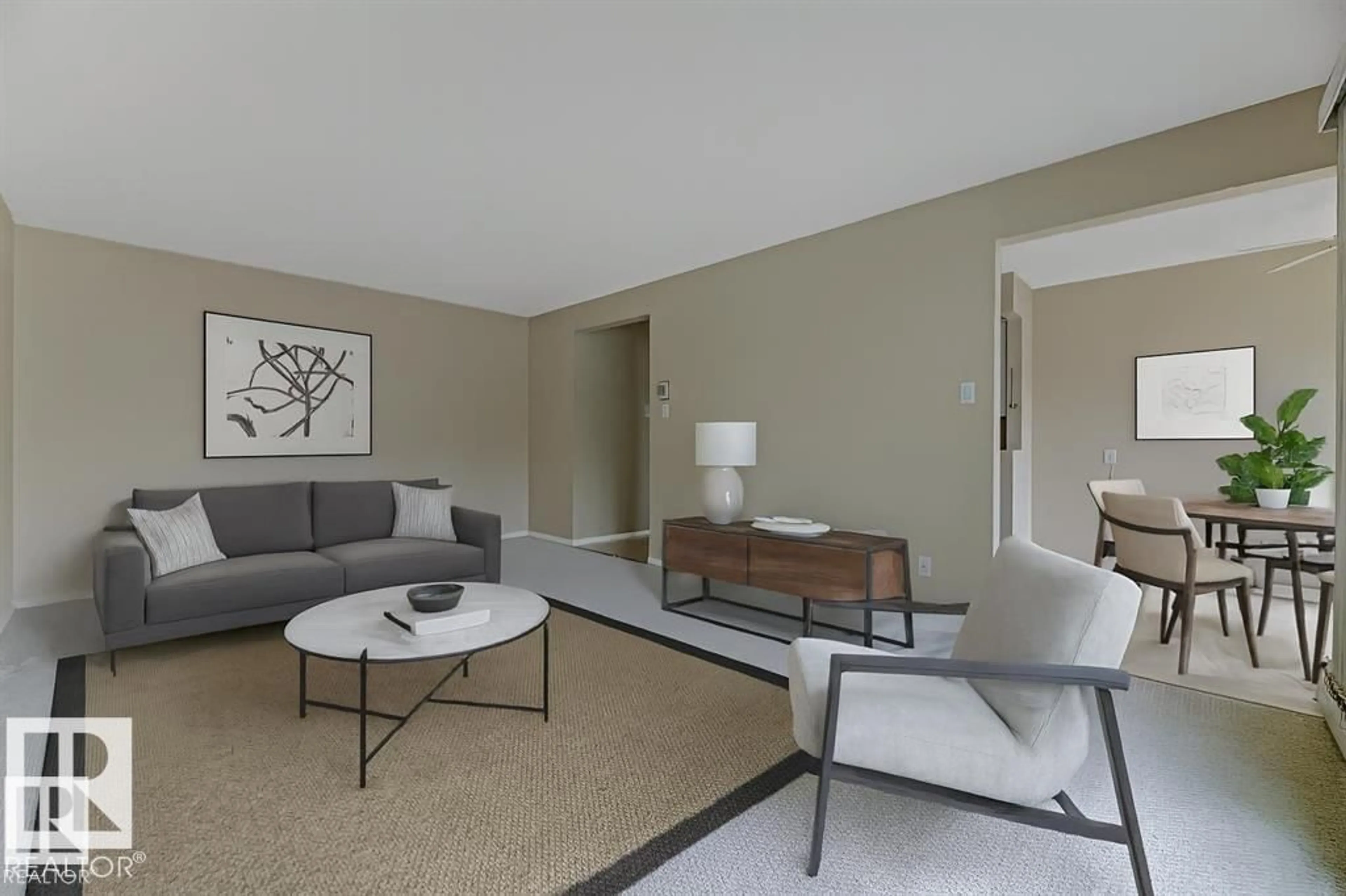 Living room with furniture, unknown for 207 - 11465 41 AV NW, Edmonton Alberta T6J0T9