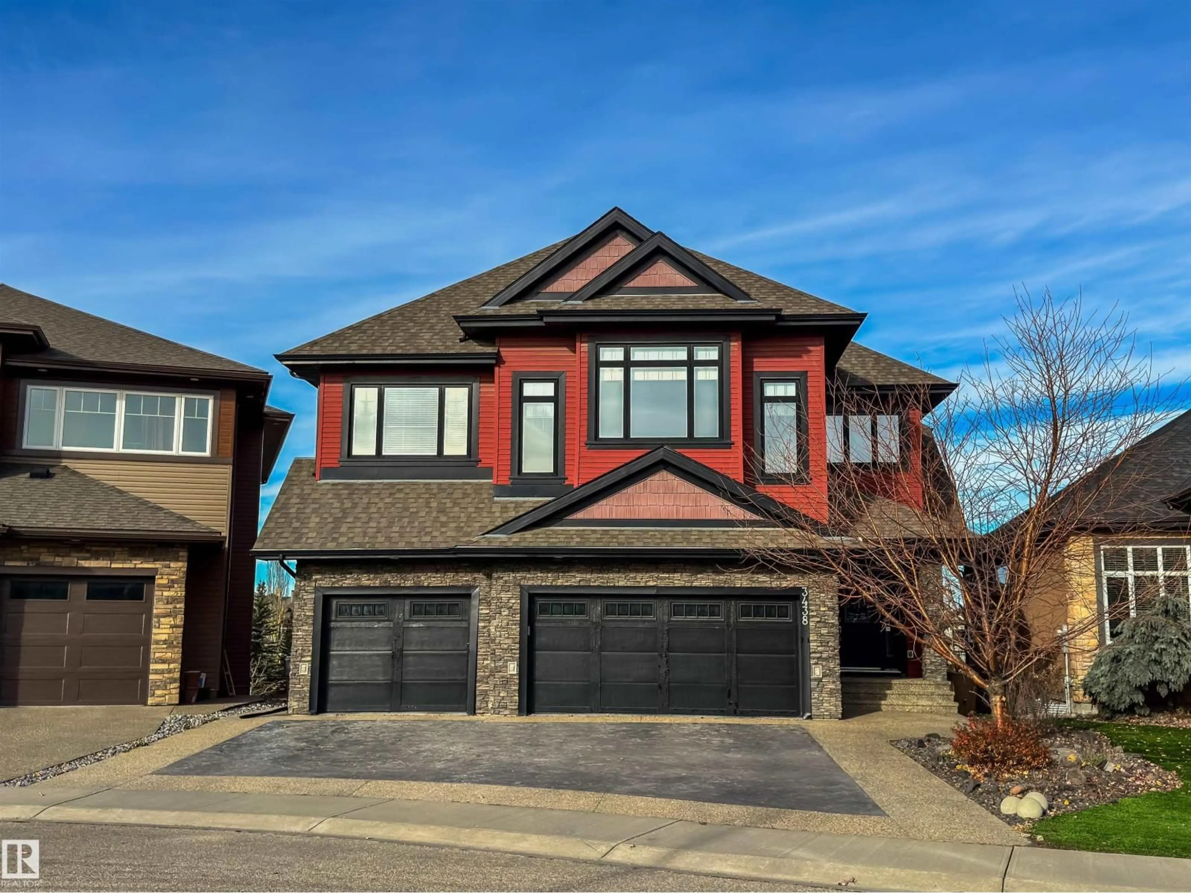 Home with brick exterior material, street for 3438 WEST LD NW, Edmonton Alberta T6W0T4