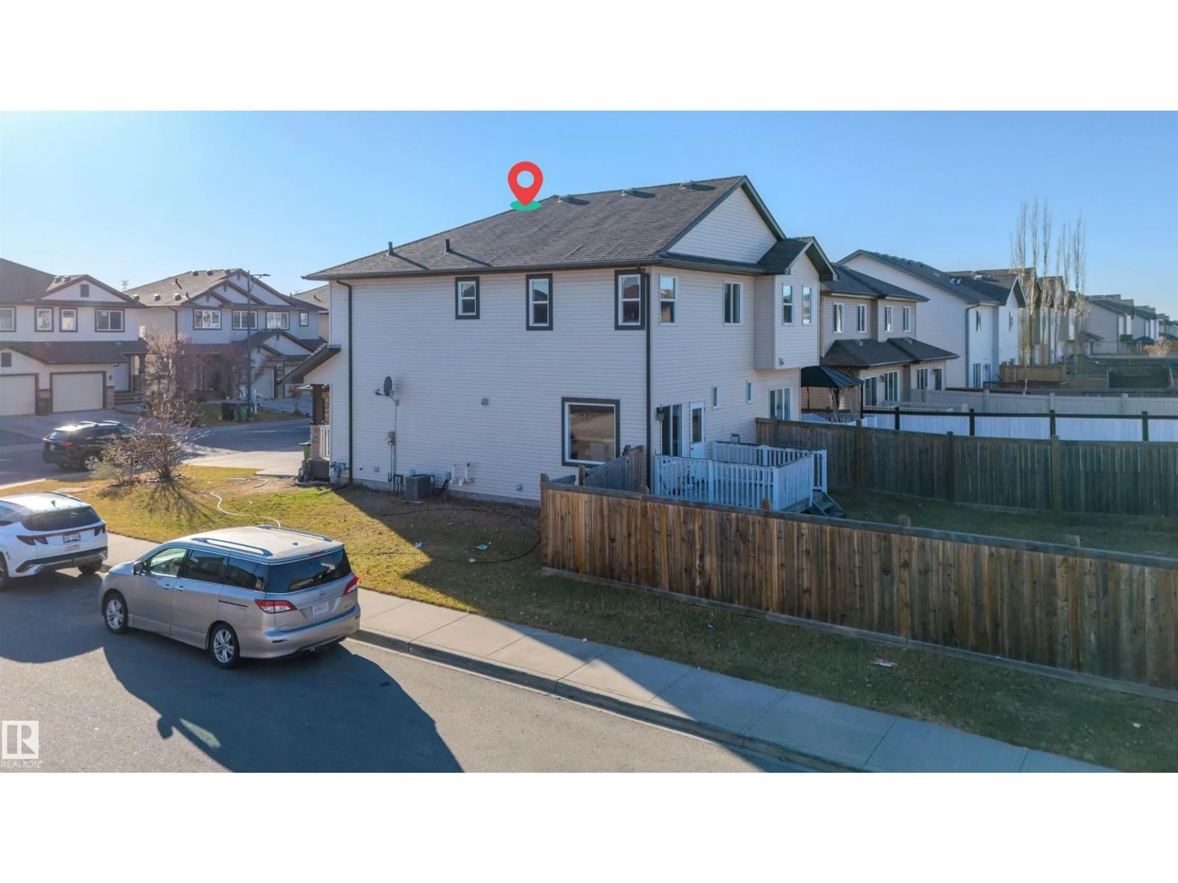 A pic from outside/outdoor area/front of a property/back of a property/a pic from drone, street for 2814 16A AV NW, Edmonton Alberta T6T0R7