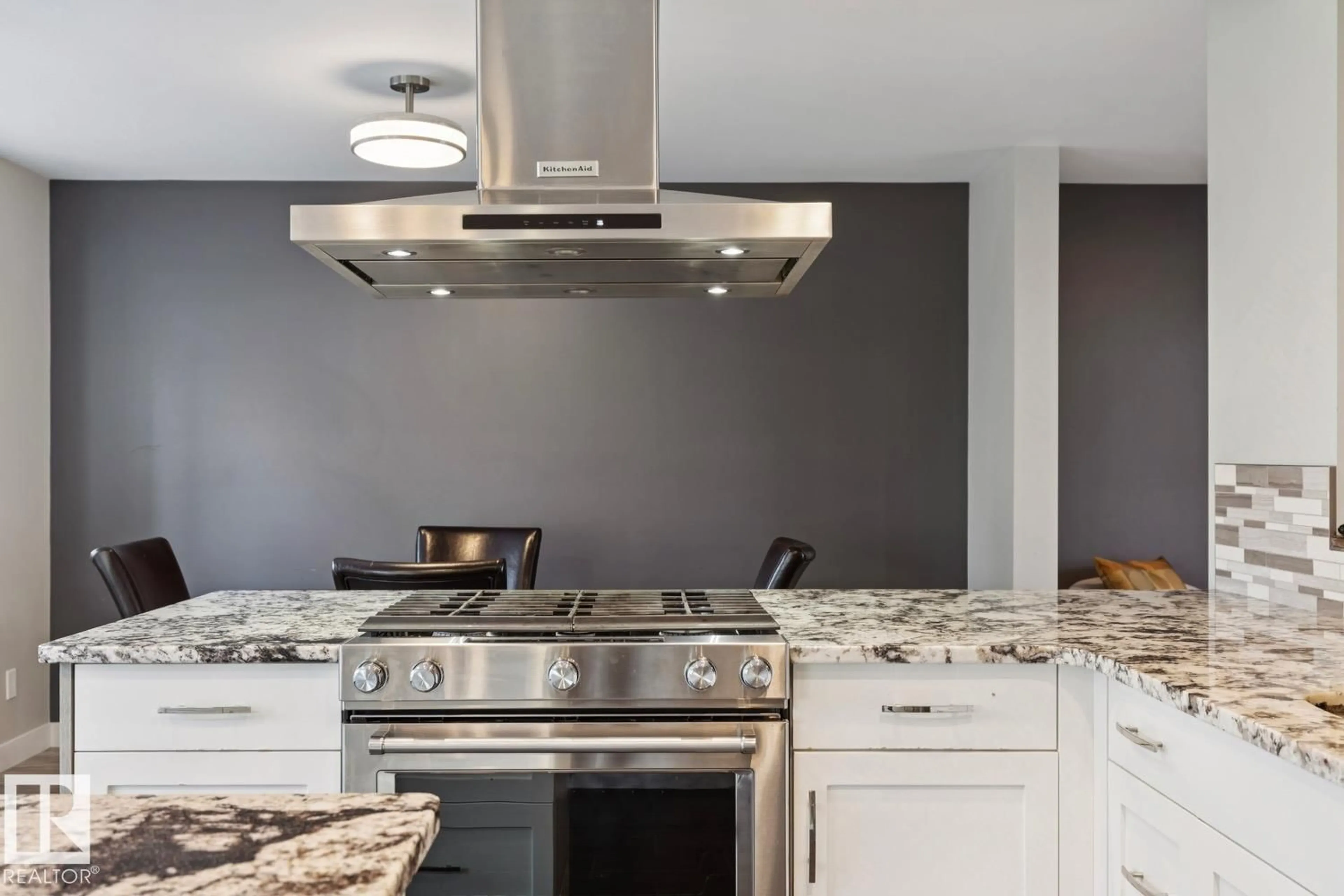 Contemporary kitchen, ceramic/tile floor for 14331 58A AV, Edmonton Alberta T6H1E5