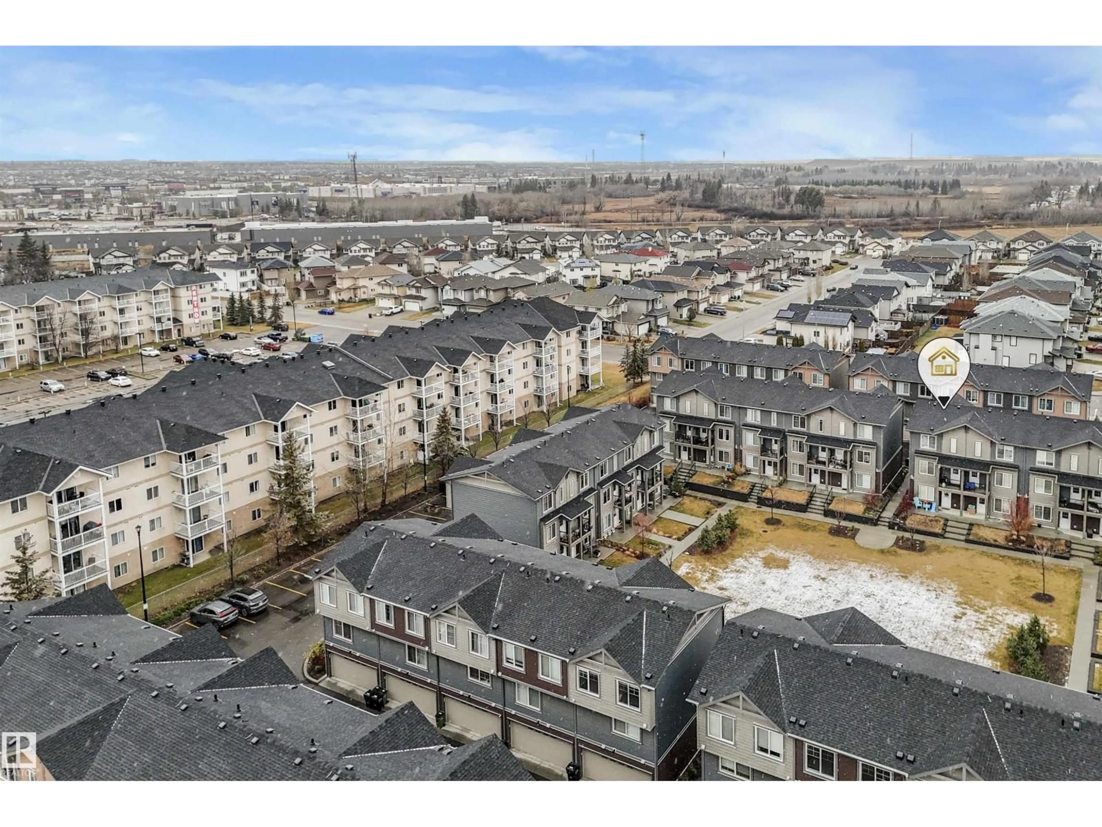 A pic from outside/outdoor area/front of a property/back of a property/a pic from drone, unknown for #40 - 3025 151 AV, Edmonton Alberta T5Y3W4