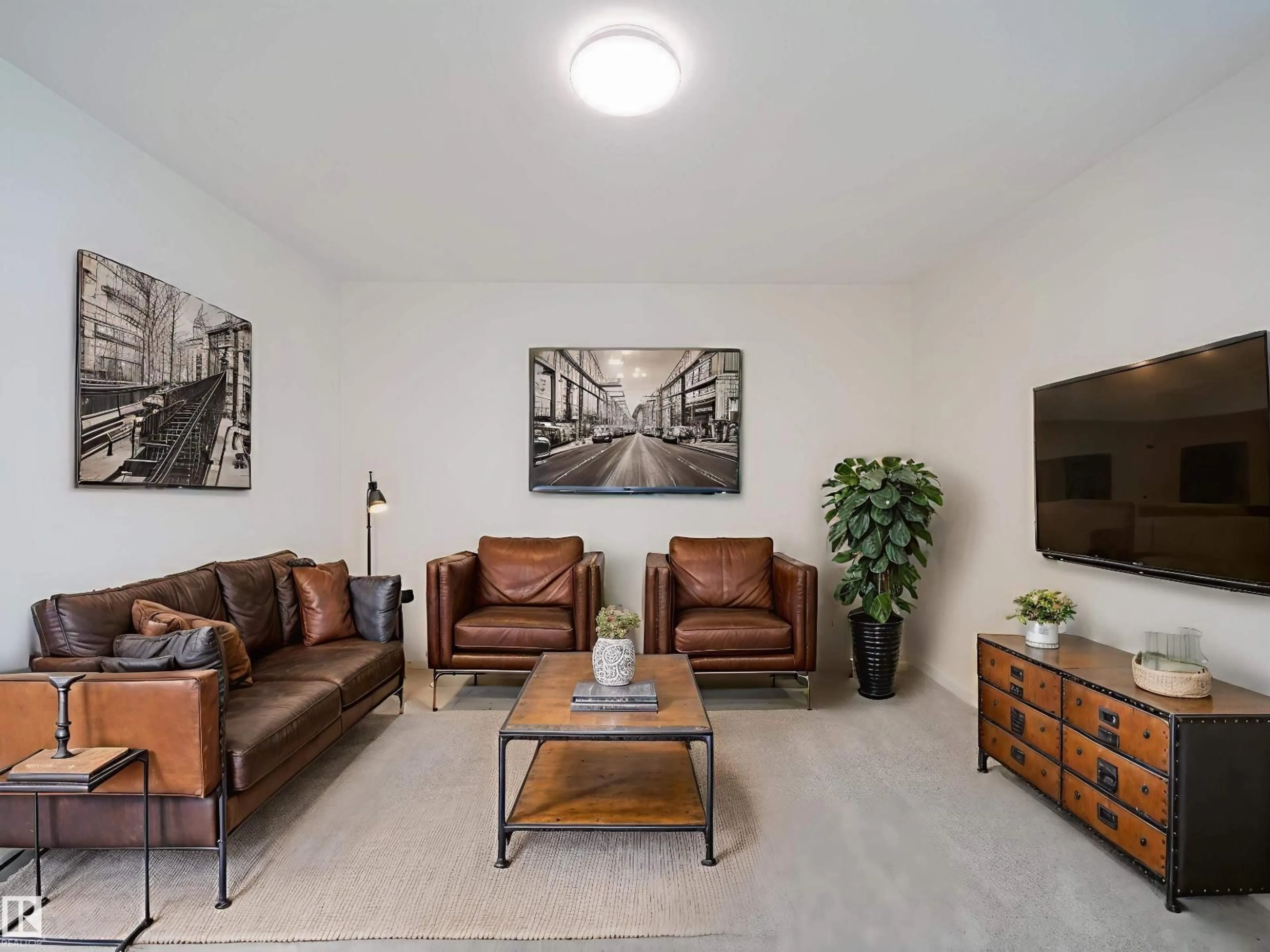 Living room with furniture, unknown for 8716 224 ST, Edmonton Alberta T5T7Y5