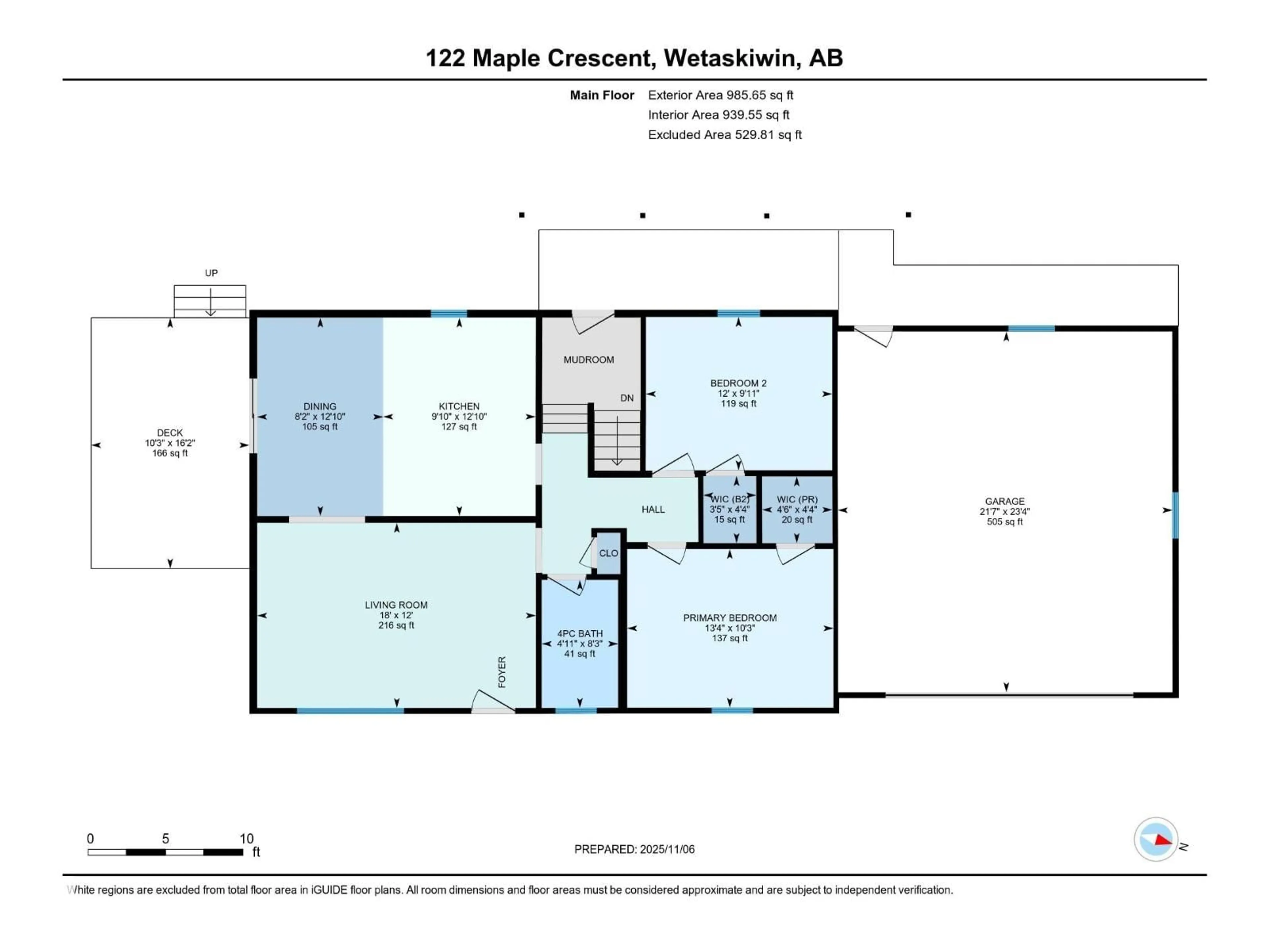 Floor plan for 122 MAPLE CR, Wetaskiwin Alberta T9A2E4