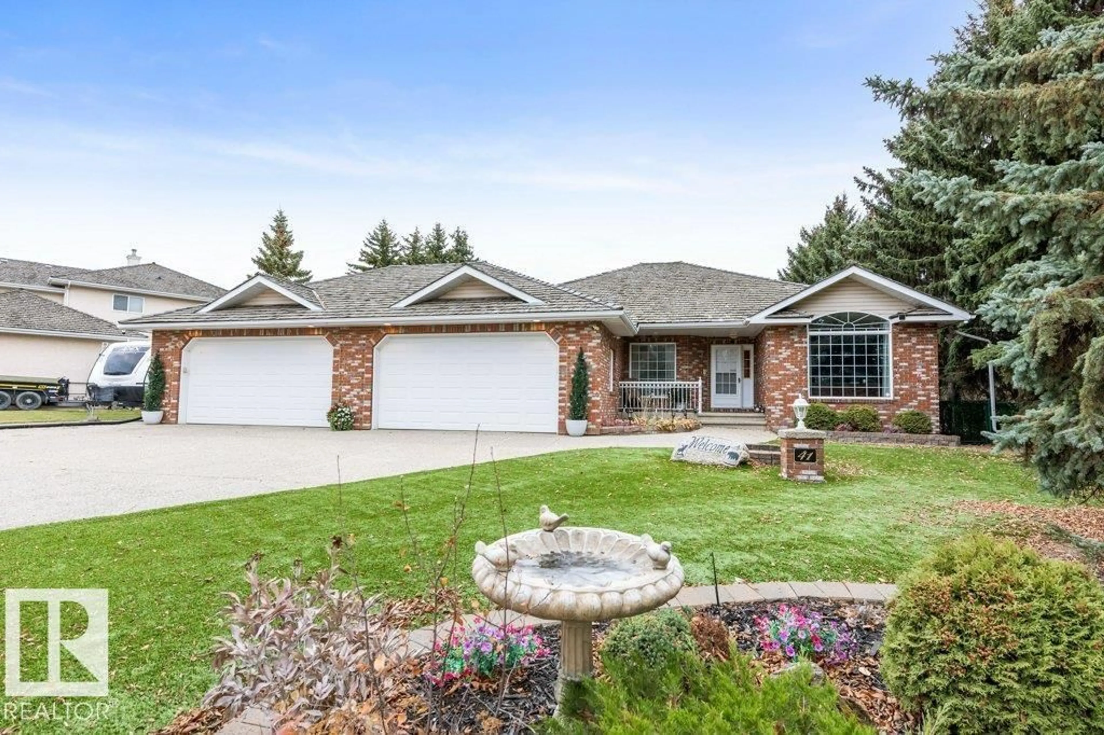 Home with brick exterior material, street for #41 - 24528 STURGEON RD, Rural Sturgeon County Alberta T8T0A1