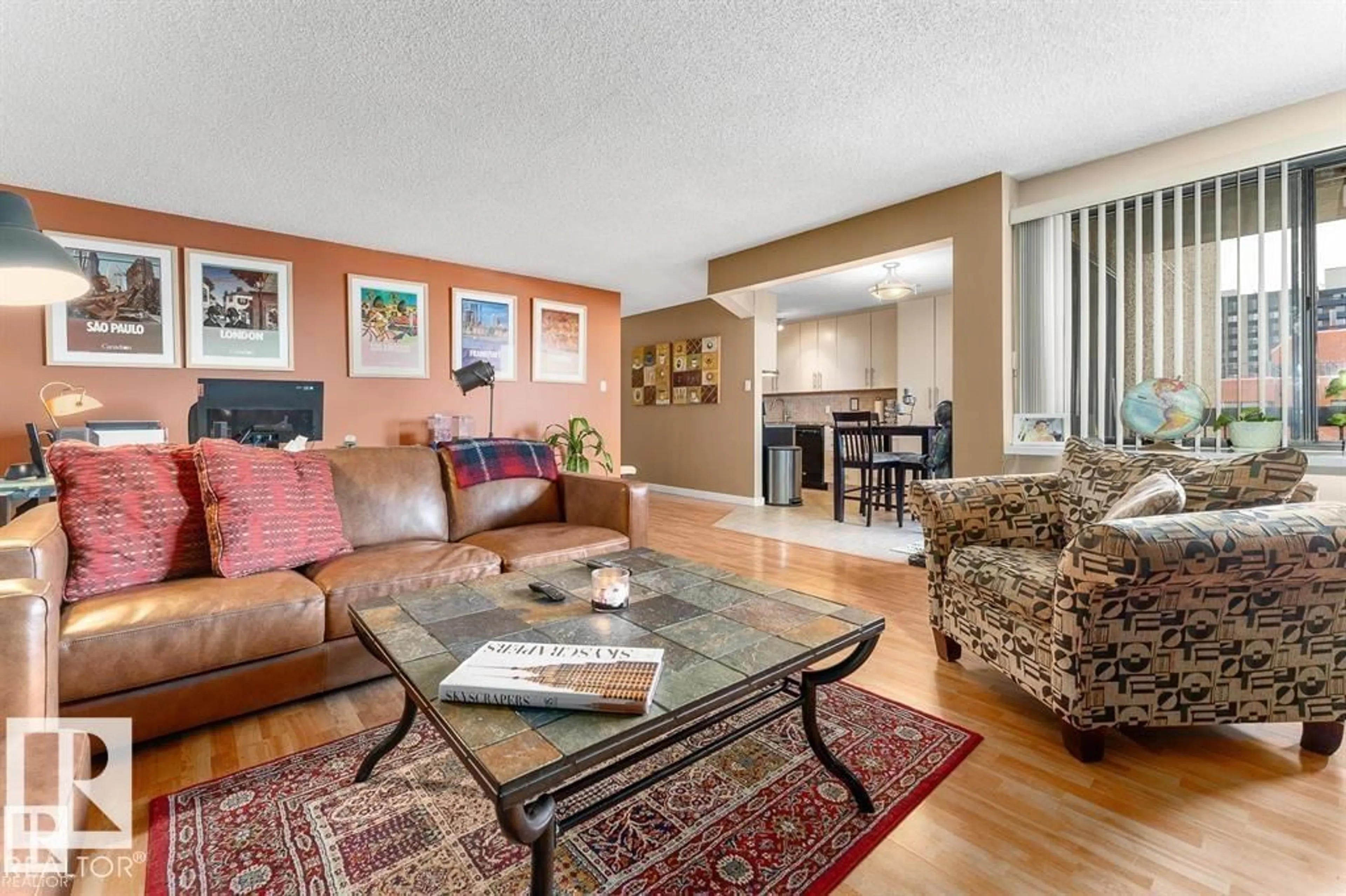 Living room with furniture, unknown for 701 - 10155 114 ST, Edmonton Alberta T5K1R8