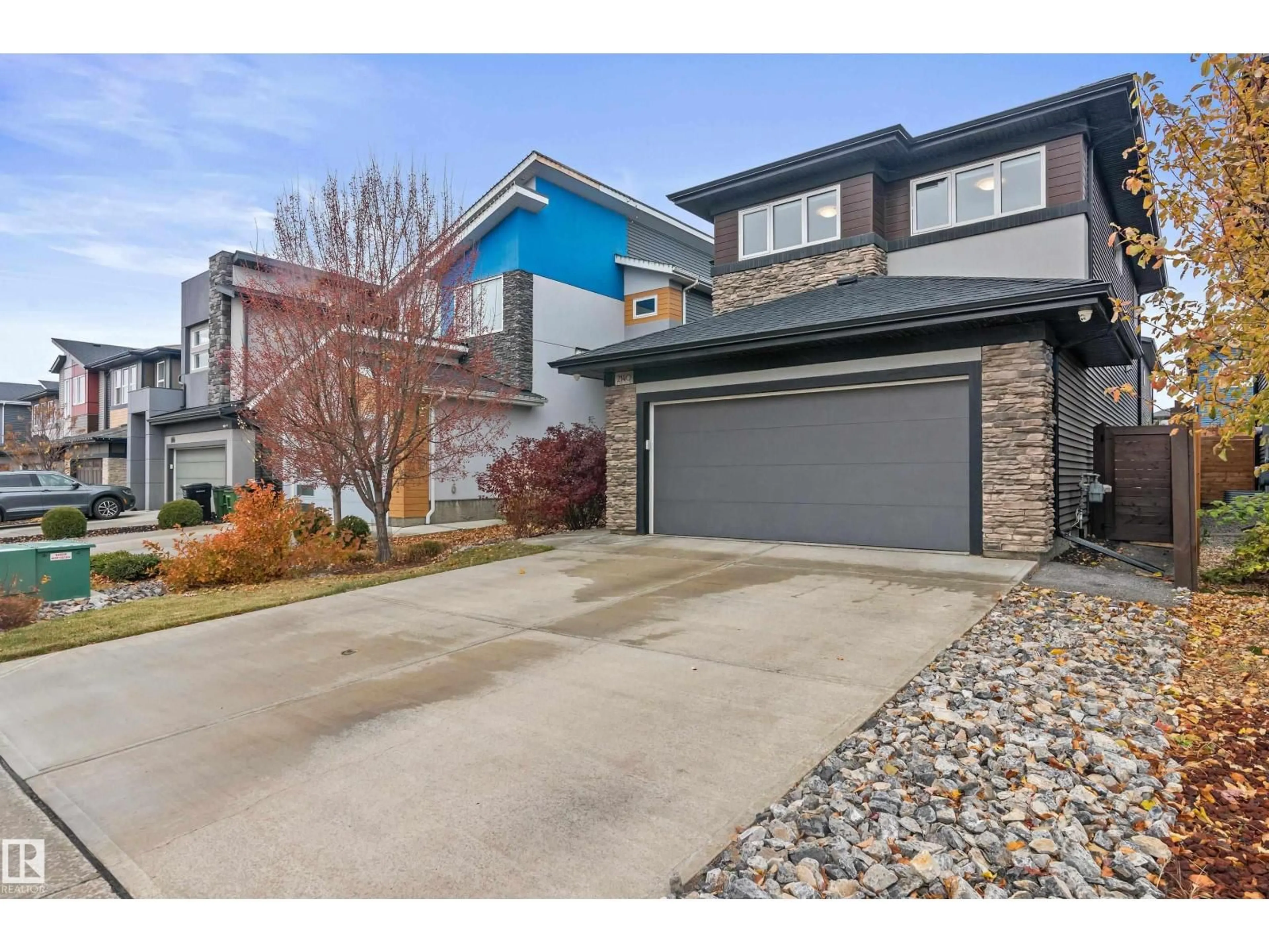 Home with brick exterior material, street for 2140 KOSHAL WY, Edmonton Alberta T6W3R9