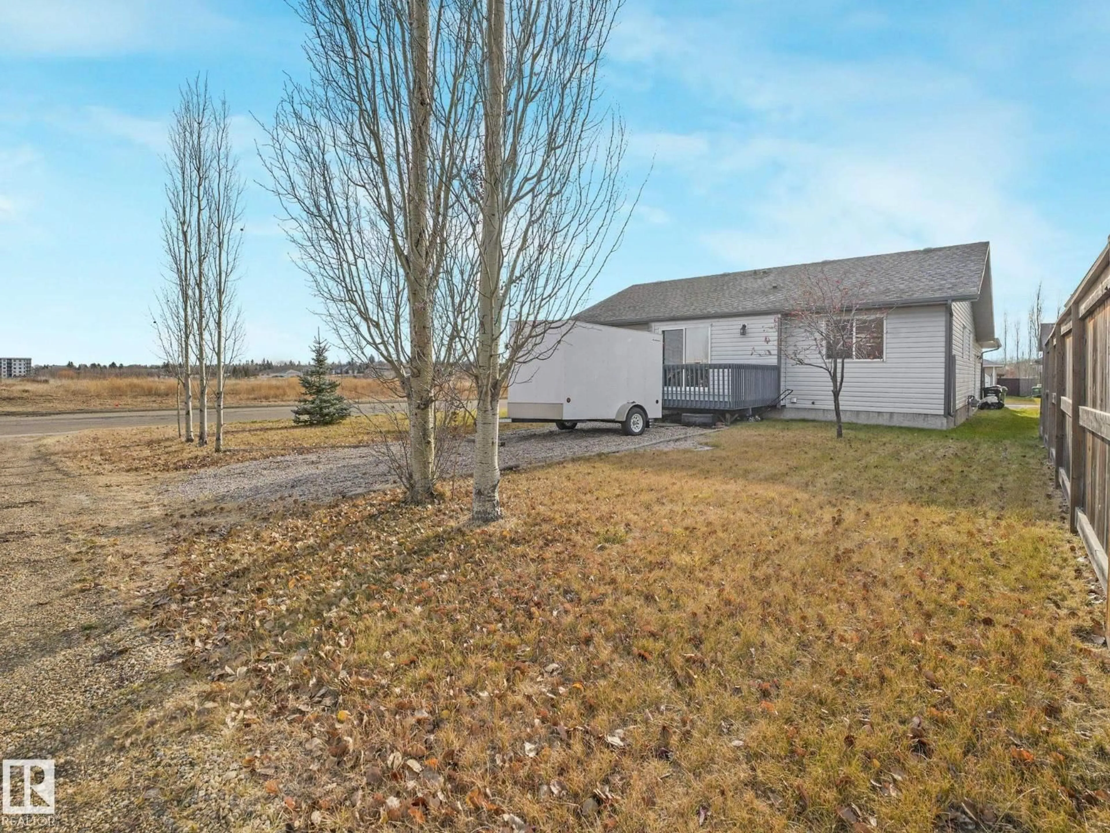 A pic from outside/outdoor area/front of a property/back of a property/a pic from drone, unknown for 5802 54B AV, Camrose Alberta T4V5B9