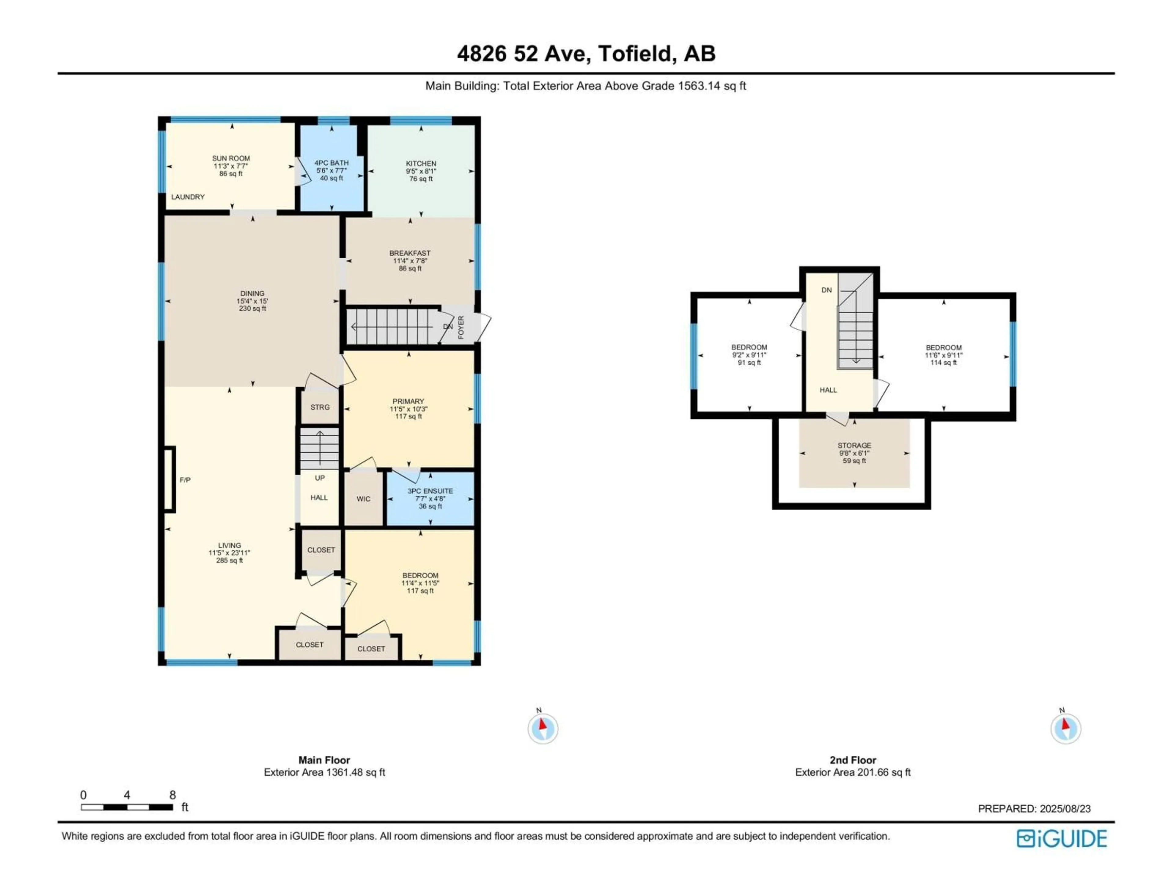 Floor plan for 4826 52 AV, Tofield Alberta T0B4J0