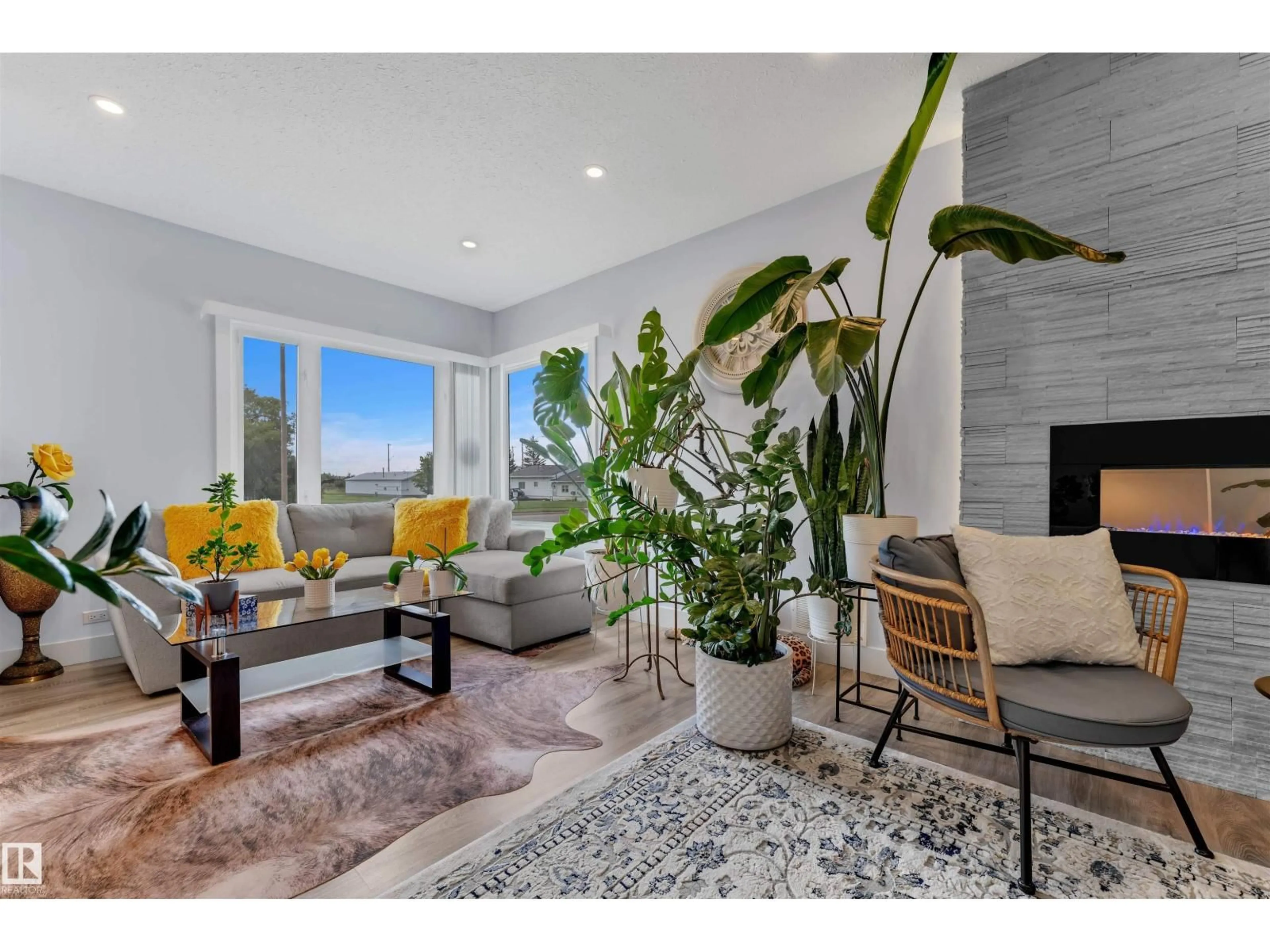 Living room with furniture, unknown for 4826 52 AV, Tofield Alberta T0B4J0