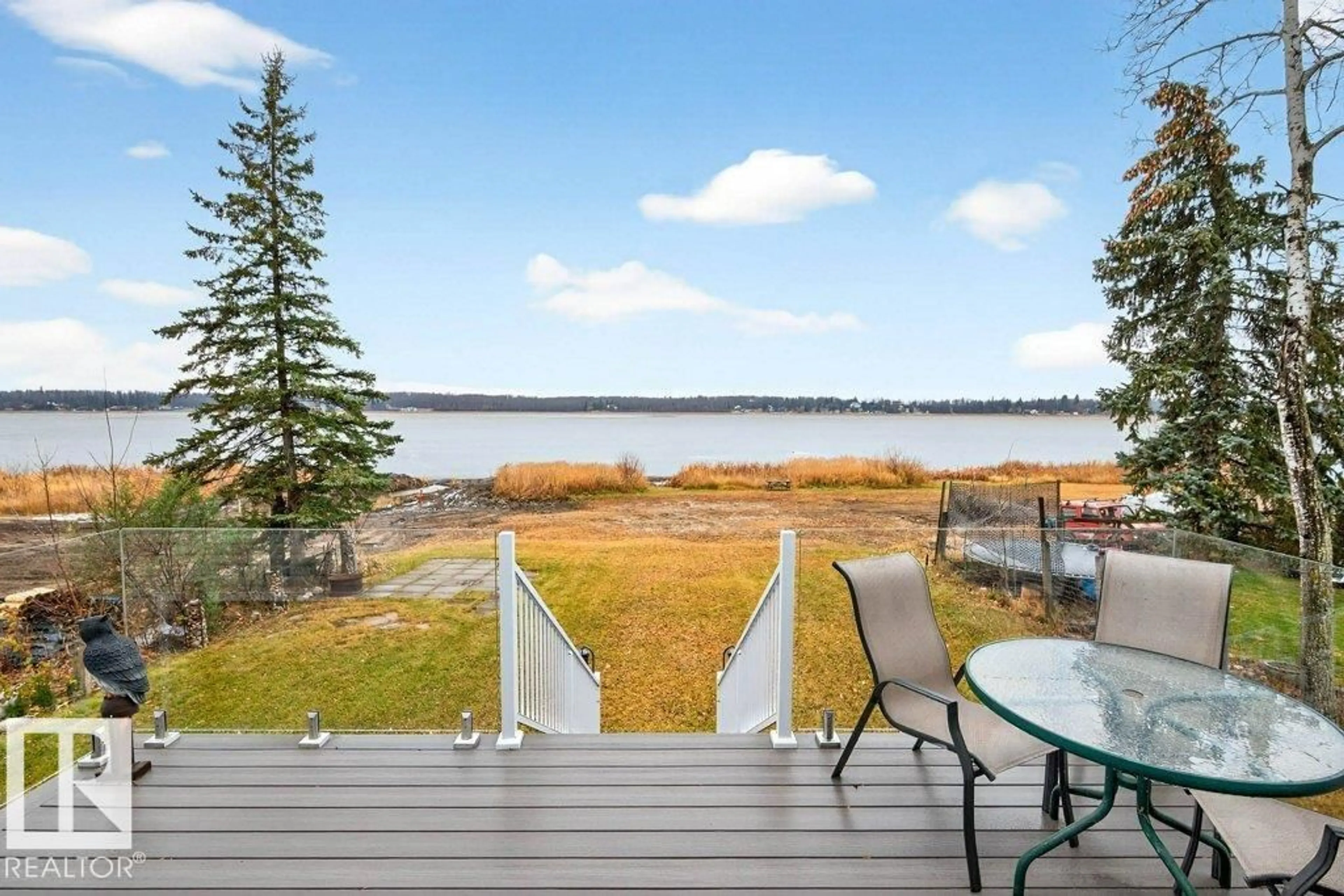 Patio, water/lake/river/ocean view for 257 LAKESHORE DR, Rural Lac Ste. Anne County Alberta T0E1V6